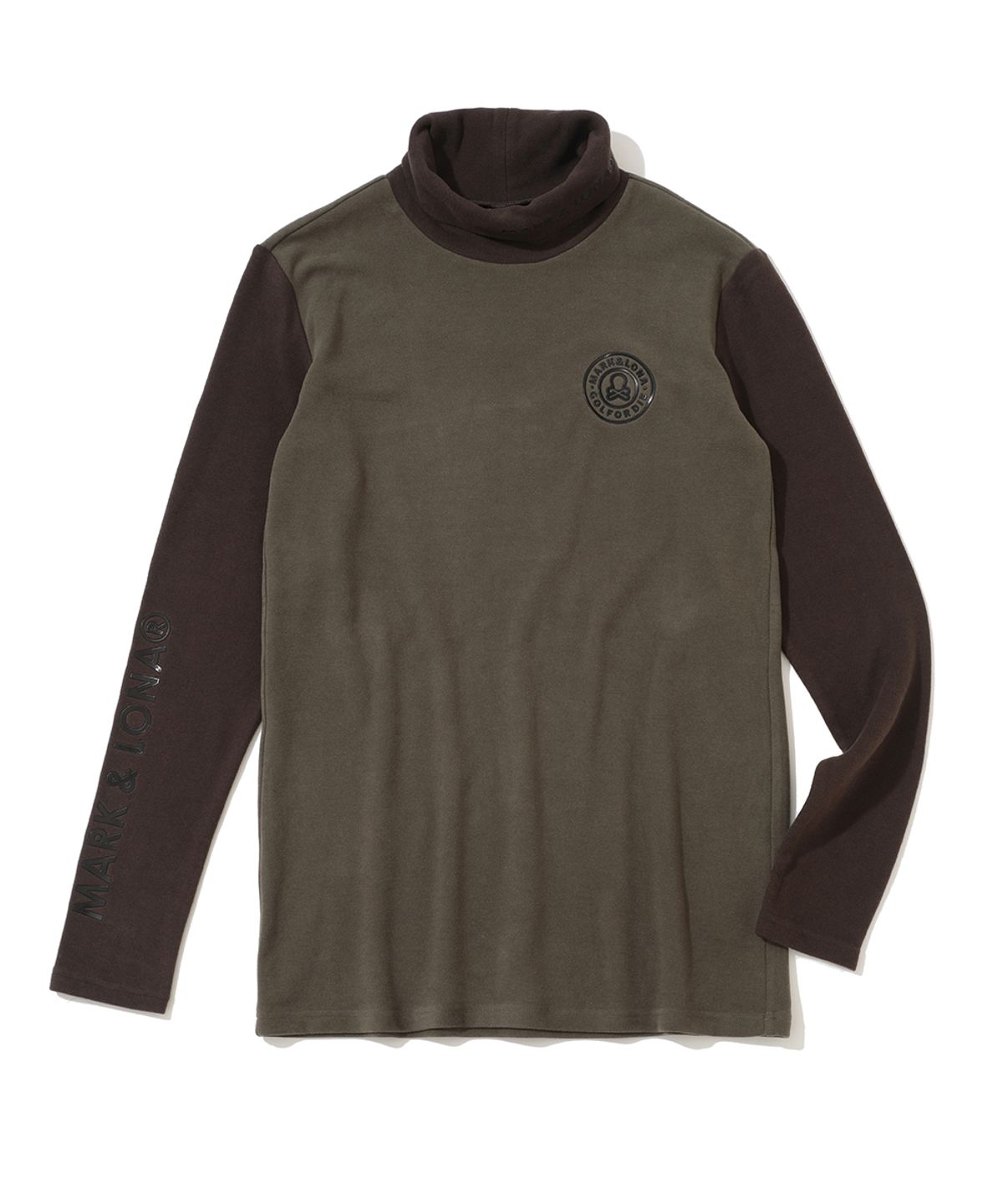 마크앤로나(MARK&LONA) M GN CIRCLE LOGO MOCK-NECK LS T-SHIRTS LR3IU03M