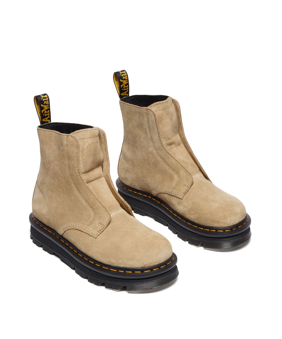 닥터마틴(DR.MARTENS) 제브잭 레이스 리스 부츠 EH 스웨이드 - 사바나 탄 / 42246200
