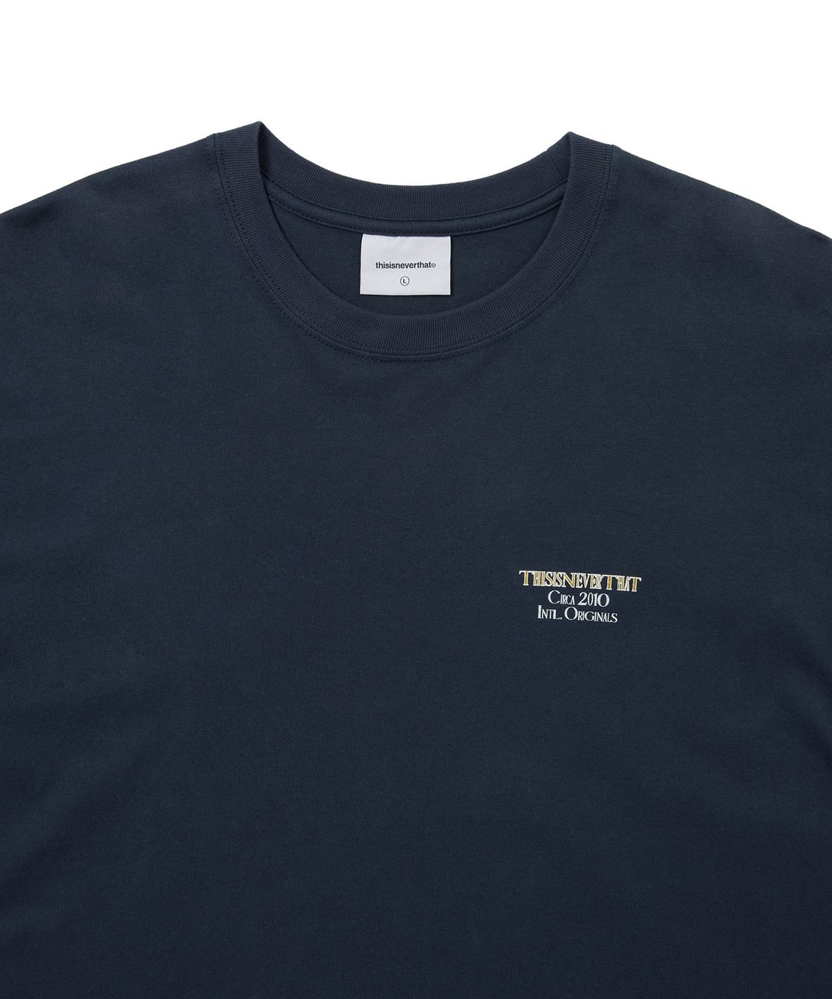 디스이즈네버댓(THISISNEVERTHAT) CIRCA 2010 L/S Tee Navy
