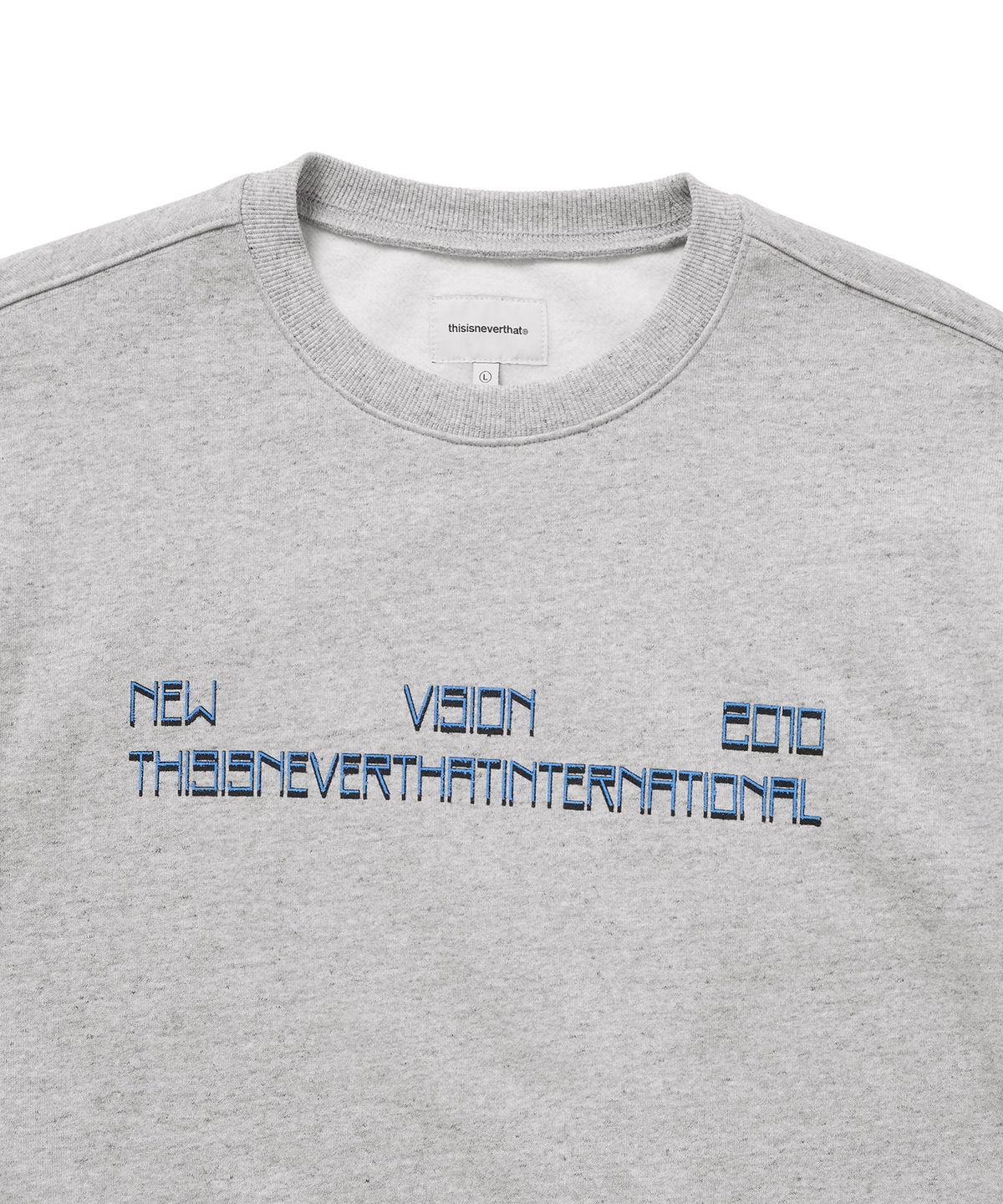 디스이즈네버댓(THISISNEVERTHAT) NEW VISION 2010 Crewneck Heather Grey