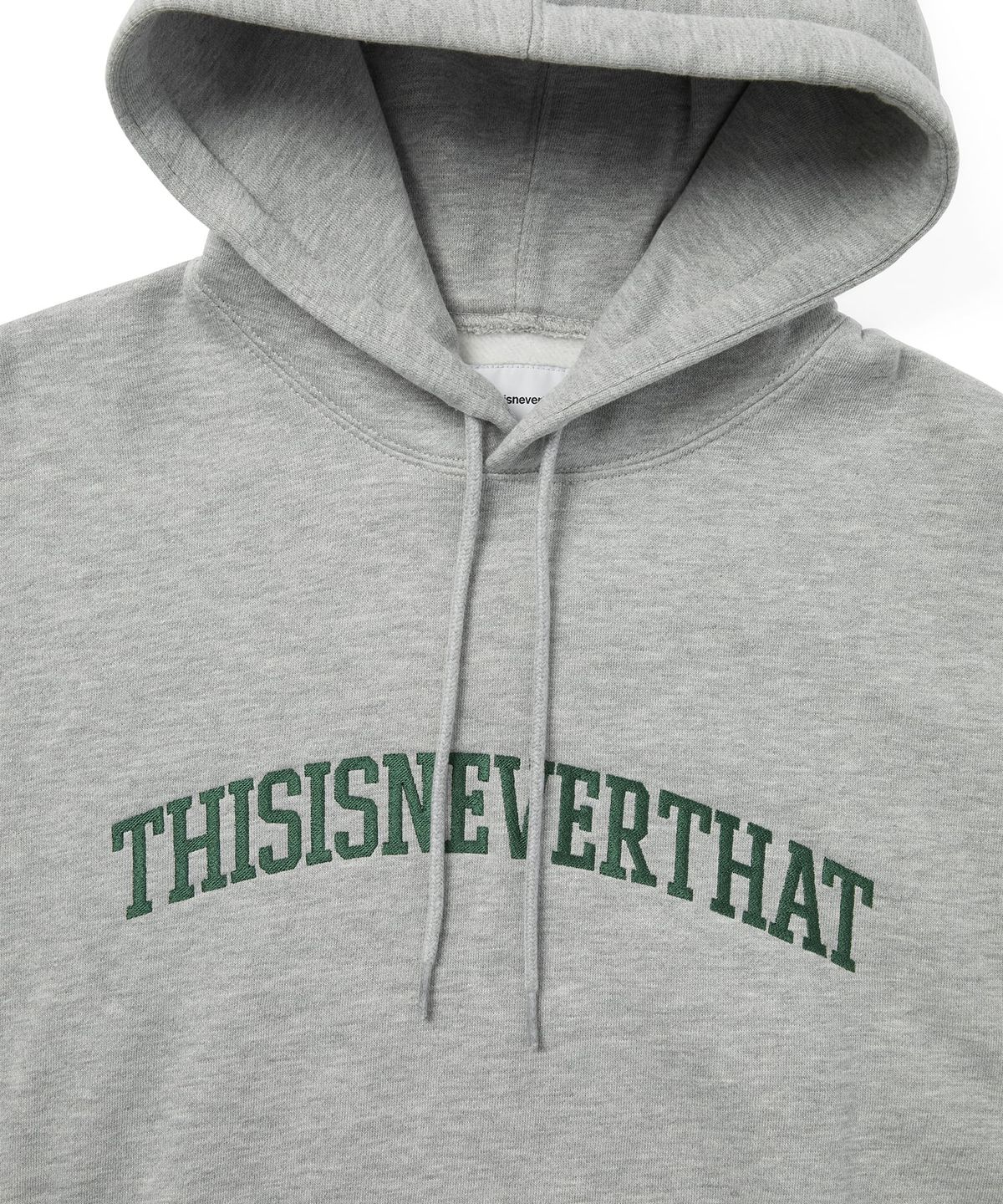 디스이즈네버댓(THISISNEVERTHAT) Arch-Logo Hoodie Heather Grey