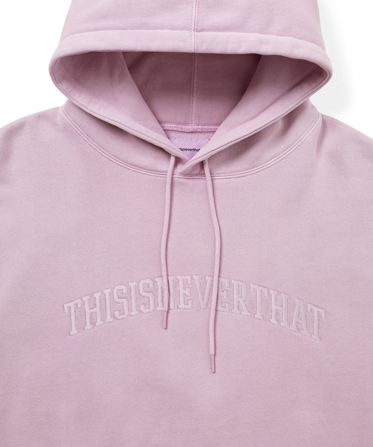 디스이즈네버댓(THISISNEVERTHAT) Arch-Logo Hoodie Plum