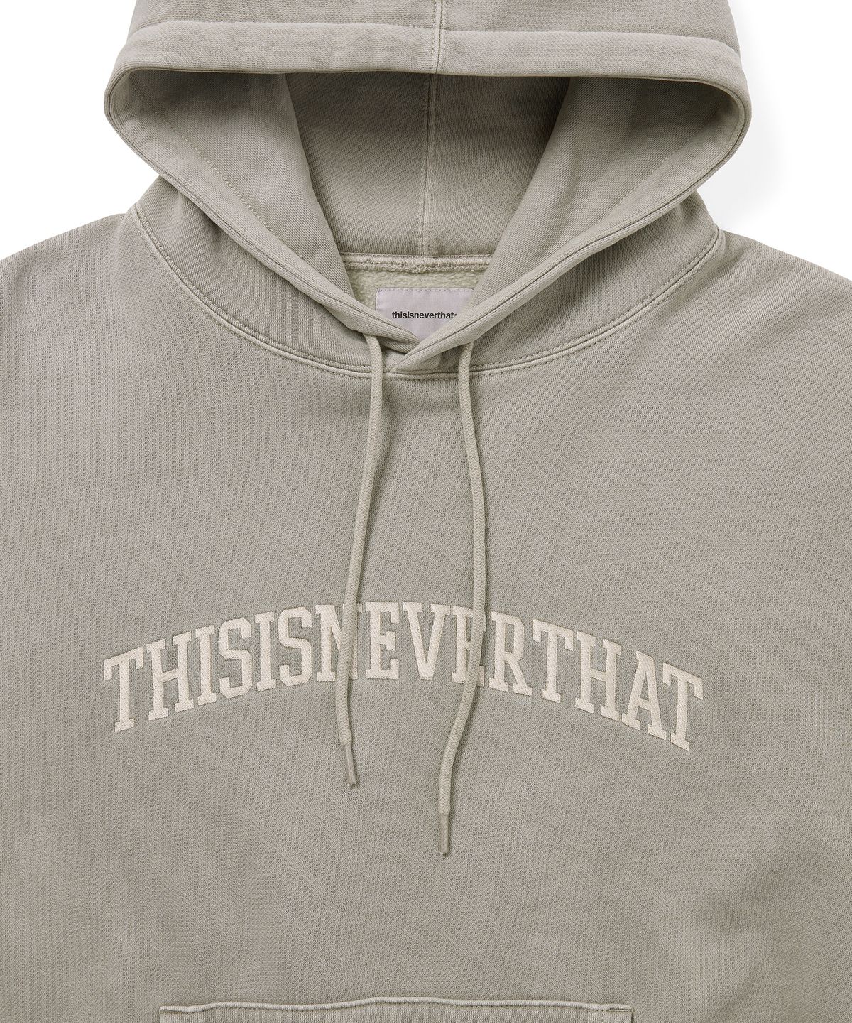 디스이즈네버댓(THISISNEVERTHAT) Arch-Logo Hoodie Stone Beige