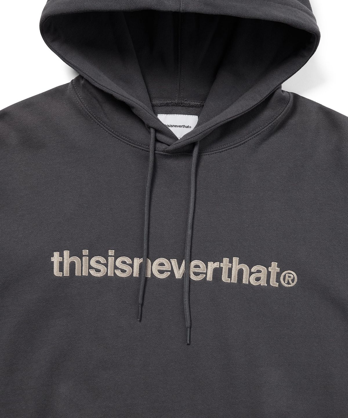 디스이즈네버댓(THISISNEVERTHAT) T-Logo Hoodie Dark Grey