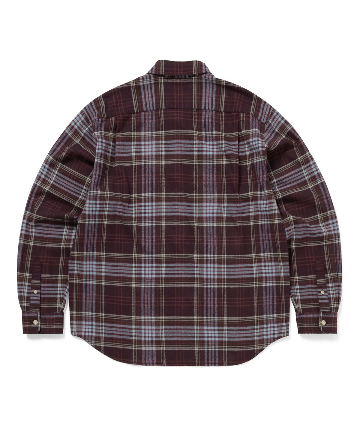 디스이즈네버댓(THISISNEVERTHAT) Flannel Check Shirt Burgundy