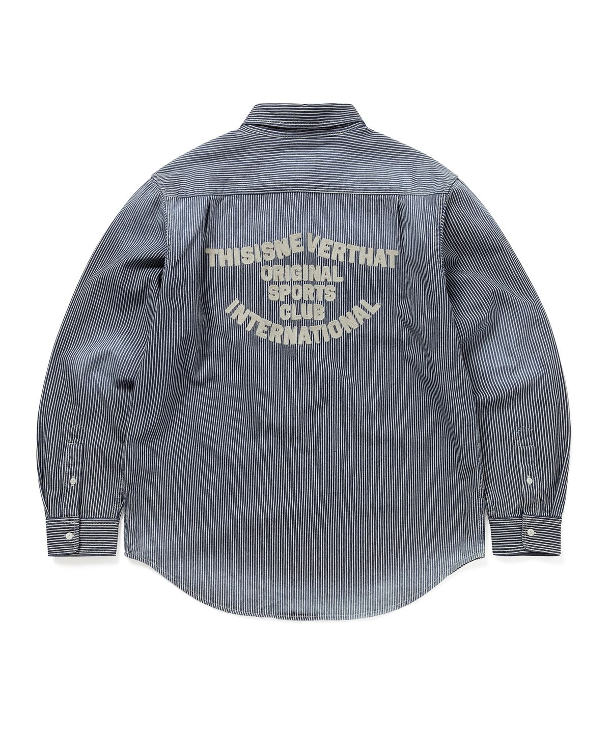 디스이즈네버댓(THISISNEVERTHAT) Hickory Denim Shirt Indigo