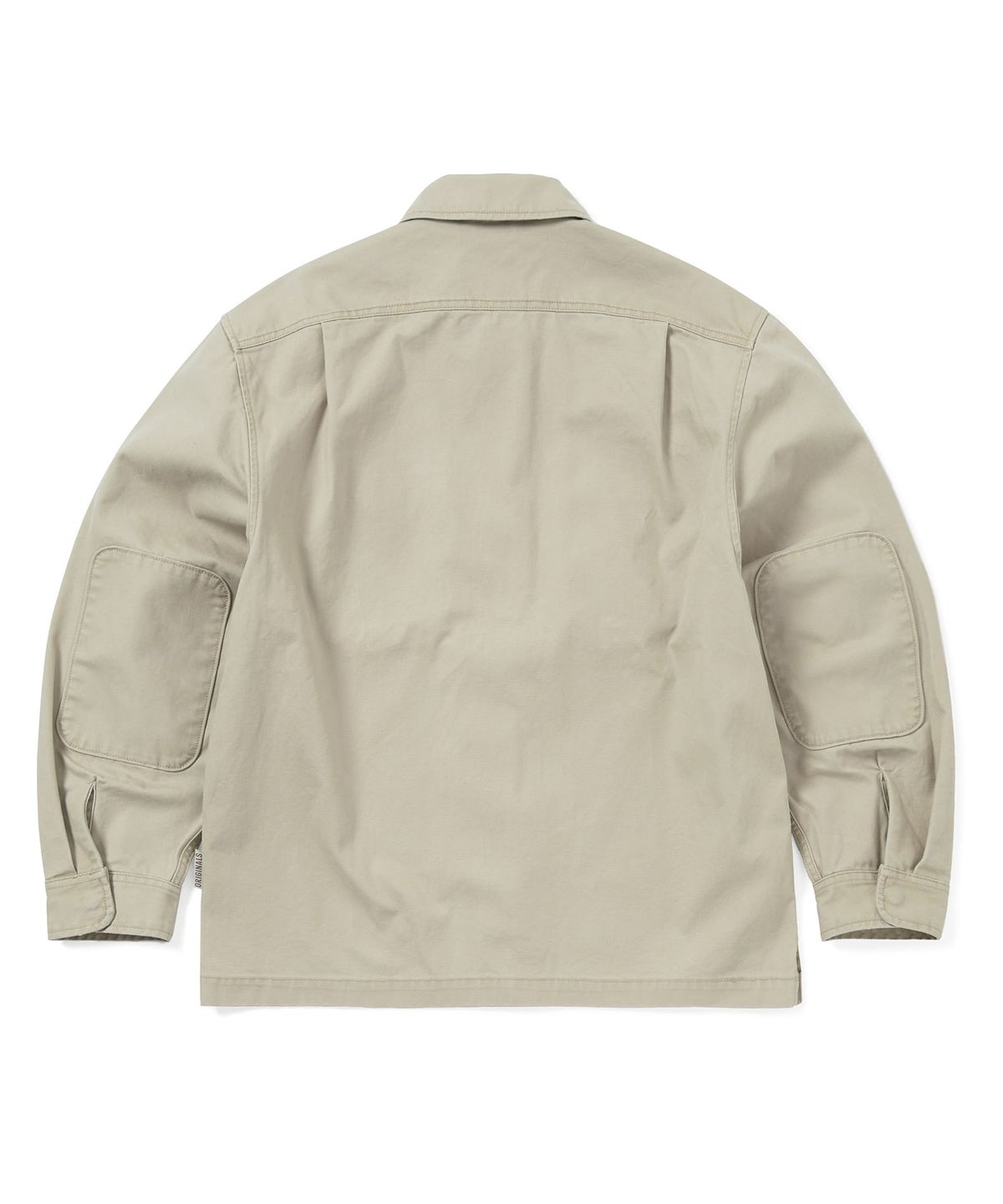 디스이즈네버댓(THISISNEVERTHAT) Washed Zip Shirt Stone