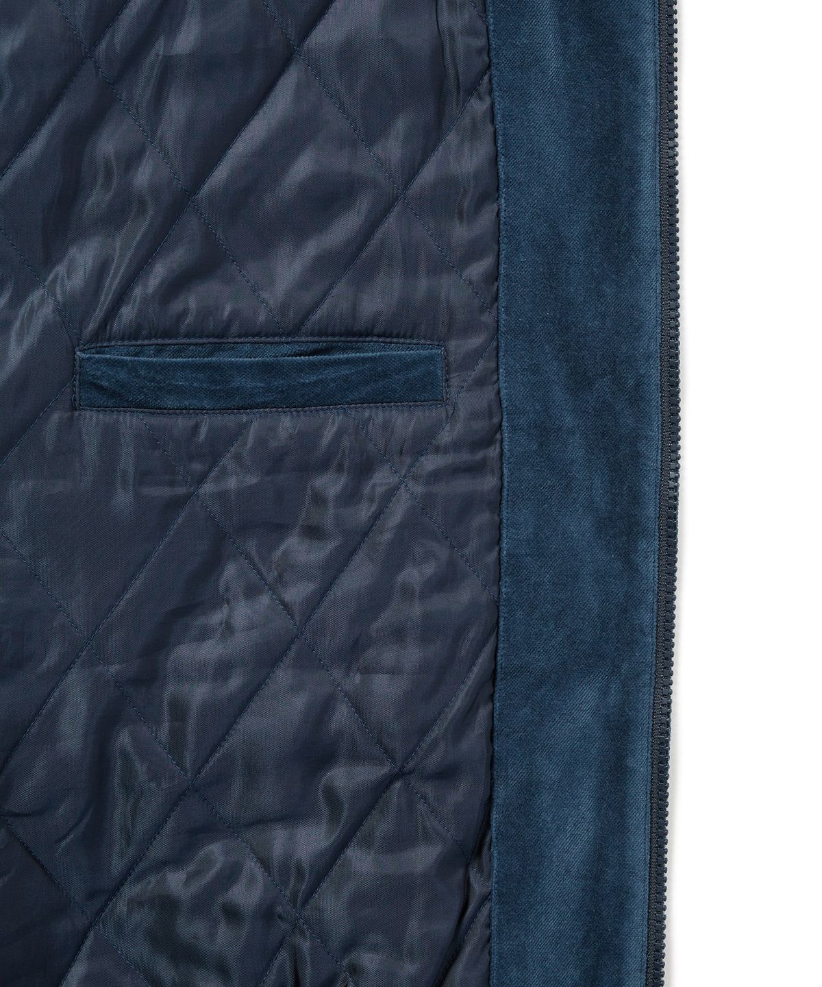 디스이즈네버댓(THISISNEVERTHAT) Velvet Track Jacket Blue