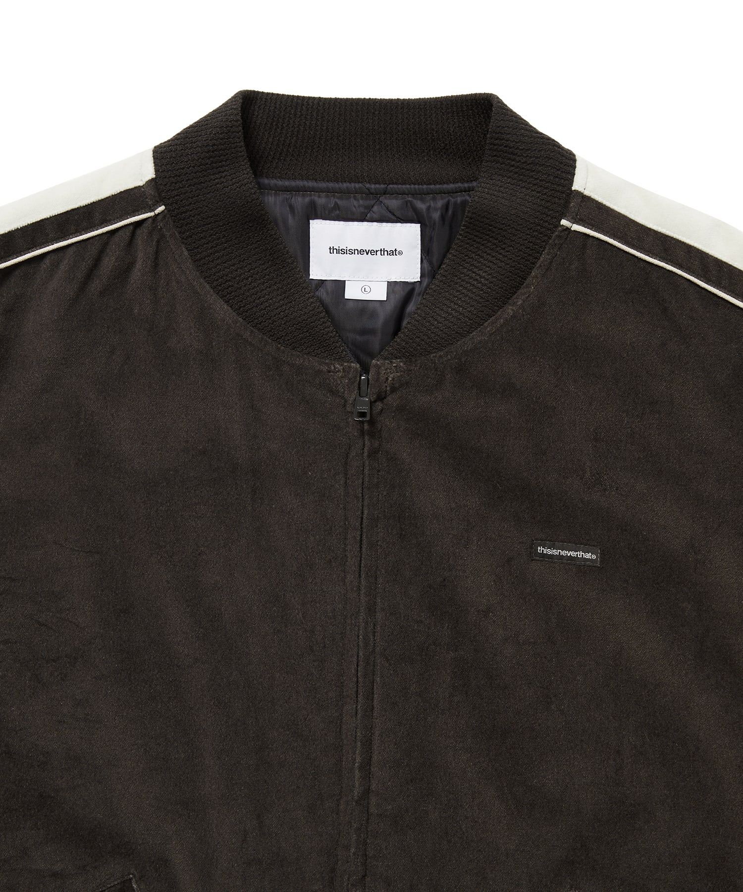 MUSINSA公式 | thisisneverthat Velvet Track Jacket Brown