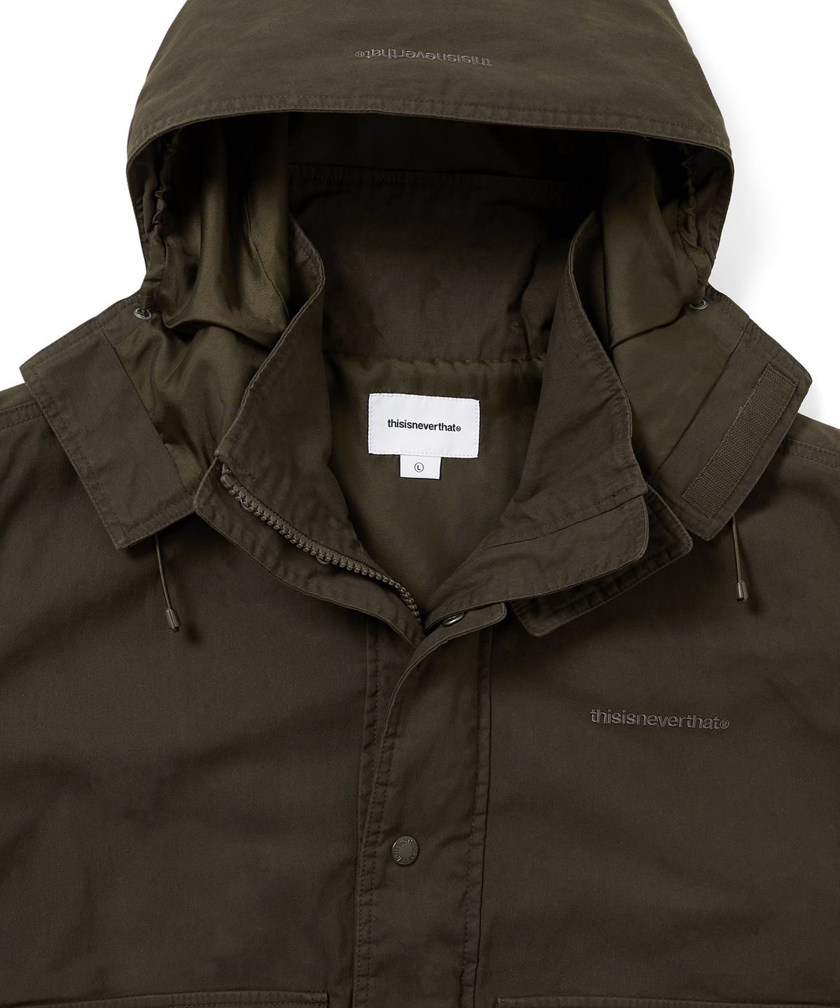 디스이즈네버댓(THISISNEVERTHAT) Waxed Field Jacket Olive