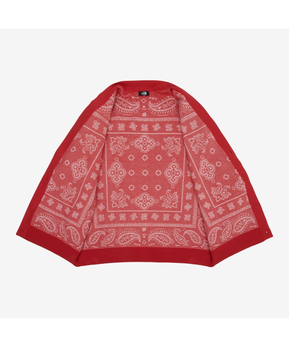 노스페이스(THE NORTH FACE) NJ5SR55B 남성 페이즐리 가디건 RED