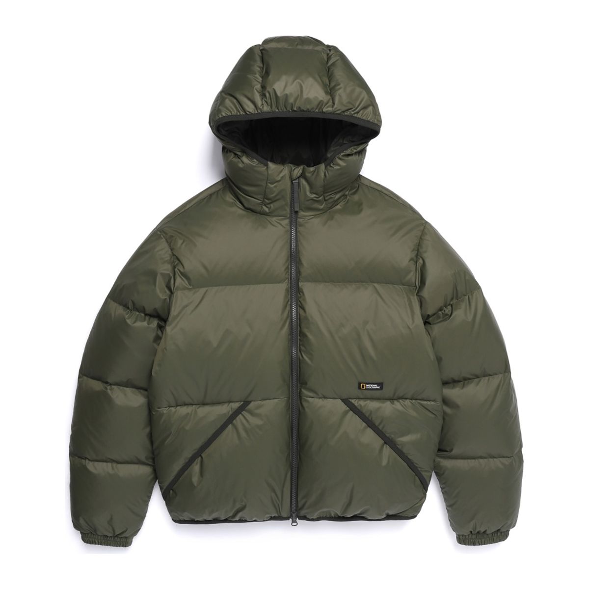 내셔널지오그래픽(NATIONALGEOGRAPHIC) N254UDW902 타이라 후드 덕다운 점퍼 OLIVE KHAKI