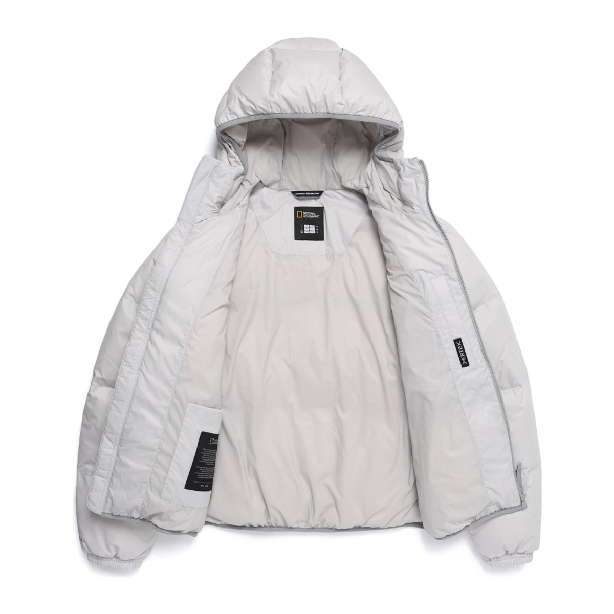 내셔널지오그래픽(NATIONALGEOGRAPHIC) N254UDW902 타이라 후드 덕다운 점퍼 L/GREY