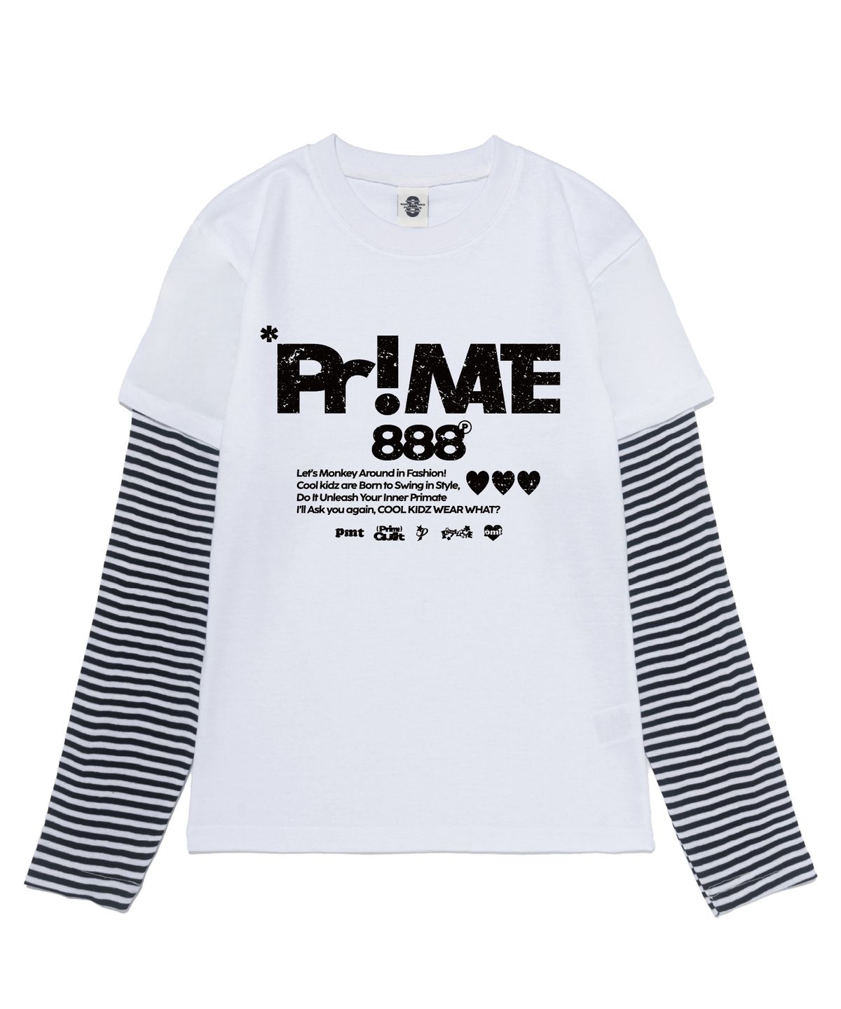 프라임에이트(PRIMATE) UNLEASH  슬림핏 레이어드 롱 슬리브 3 COLORS