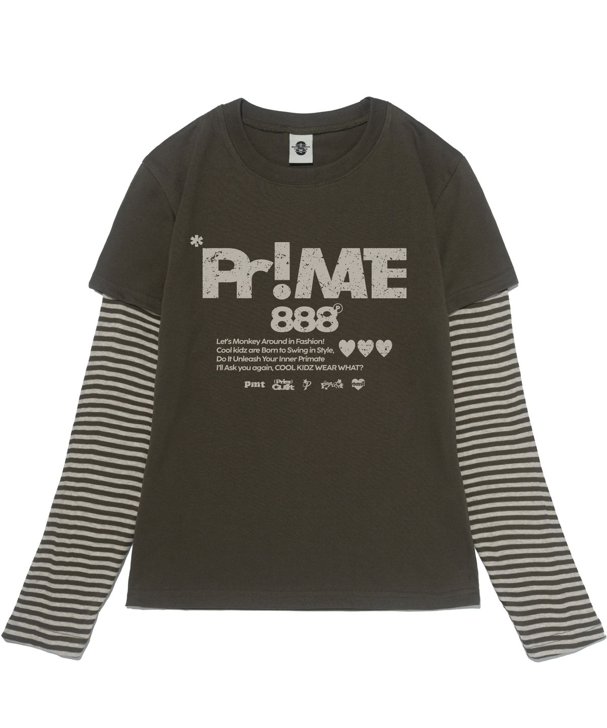 프라임에이트(PRIMATE) UNLEASH  슬림핏 레이어드 롱 슬리브 3 COLORS