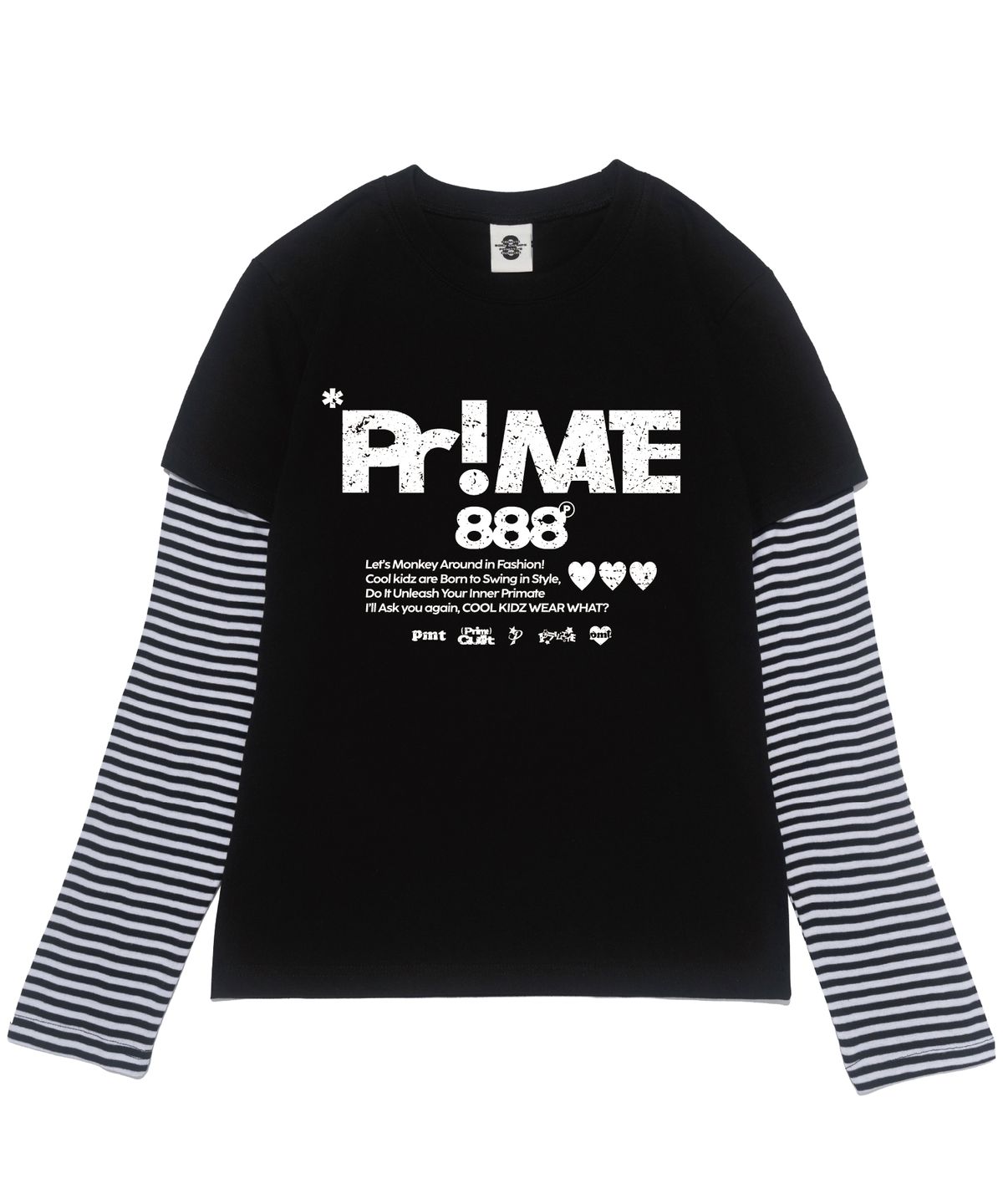 프라임에이트(PRIMATE) UNLEASH  슬림핏 레이어드 롱 슬리브 3 COLORS