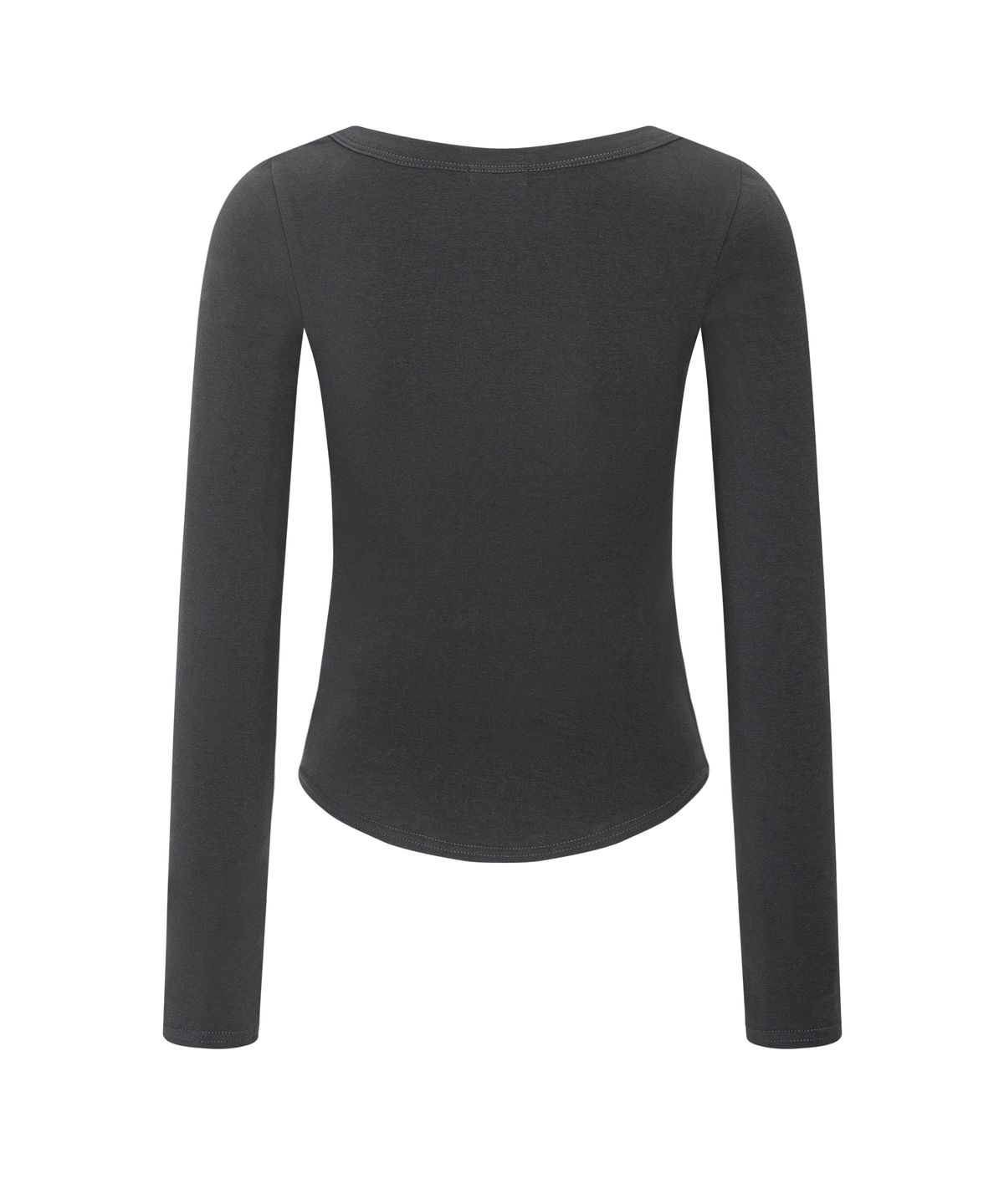 플리즈노팔로우(PLEASENOFOLLOW) 25FW New MOMO Shirring Top (Deep Charcoal)