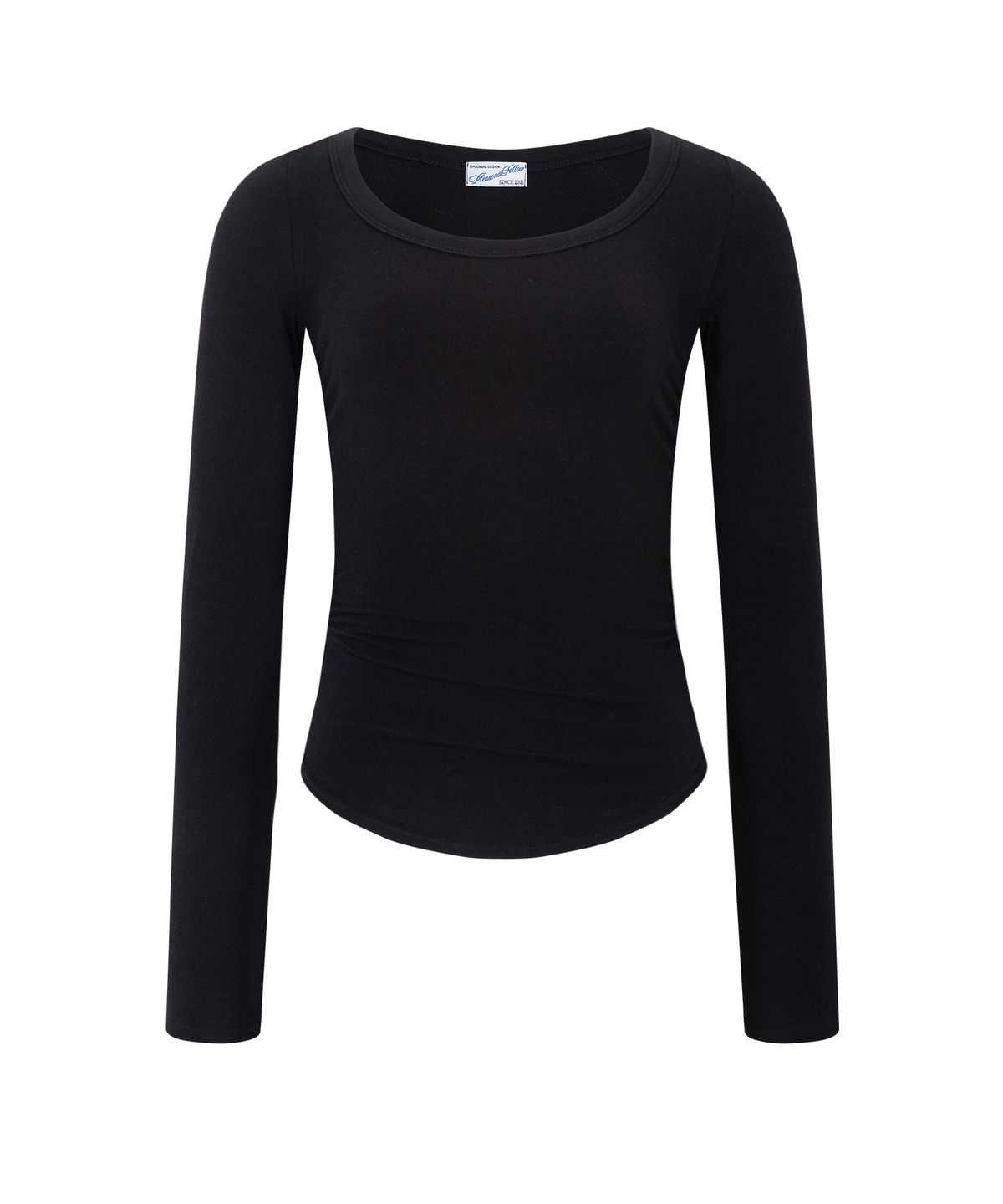 플리즈노팔로우(PLEASENOFOLLOW) 25FW New MOMO Shirring Top (Black)