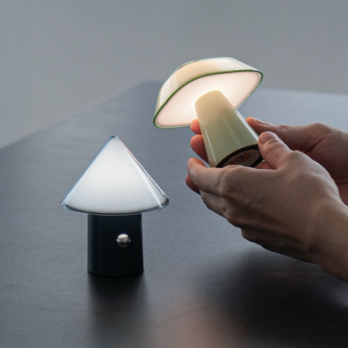 루메나 조명(LUMENALIGHT) SPACE S MUTE EDITION 무드등 [인디고블루]