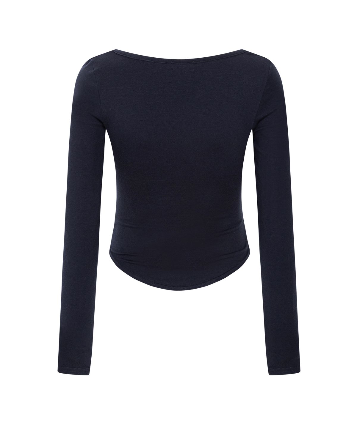플리즈노팔로우(PLEASENOFOLLOW) Romy Logo Long Sleeve Top (Navy)