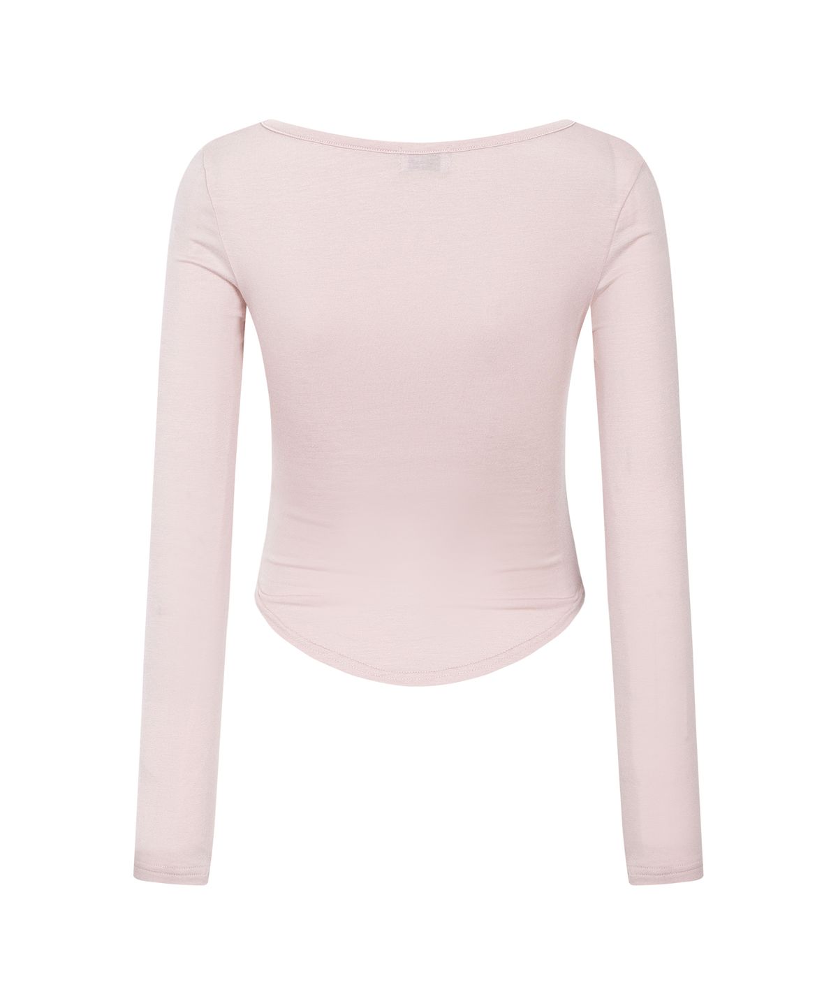플리즈노팔로우(PLEASENOFOLLOW) Romy Logo Long Sleeve Top (Pink)
