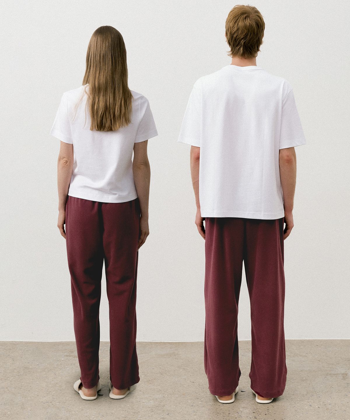 조스라운지(JO'S LOUNGE) Marshmallow Fleece Pants Wine