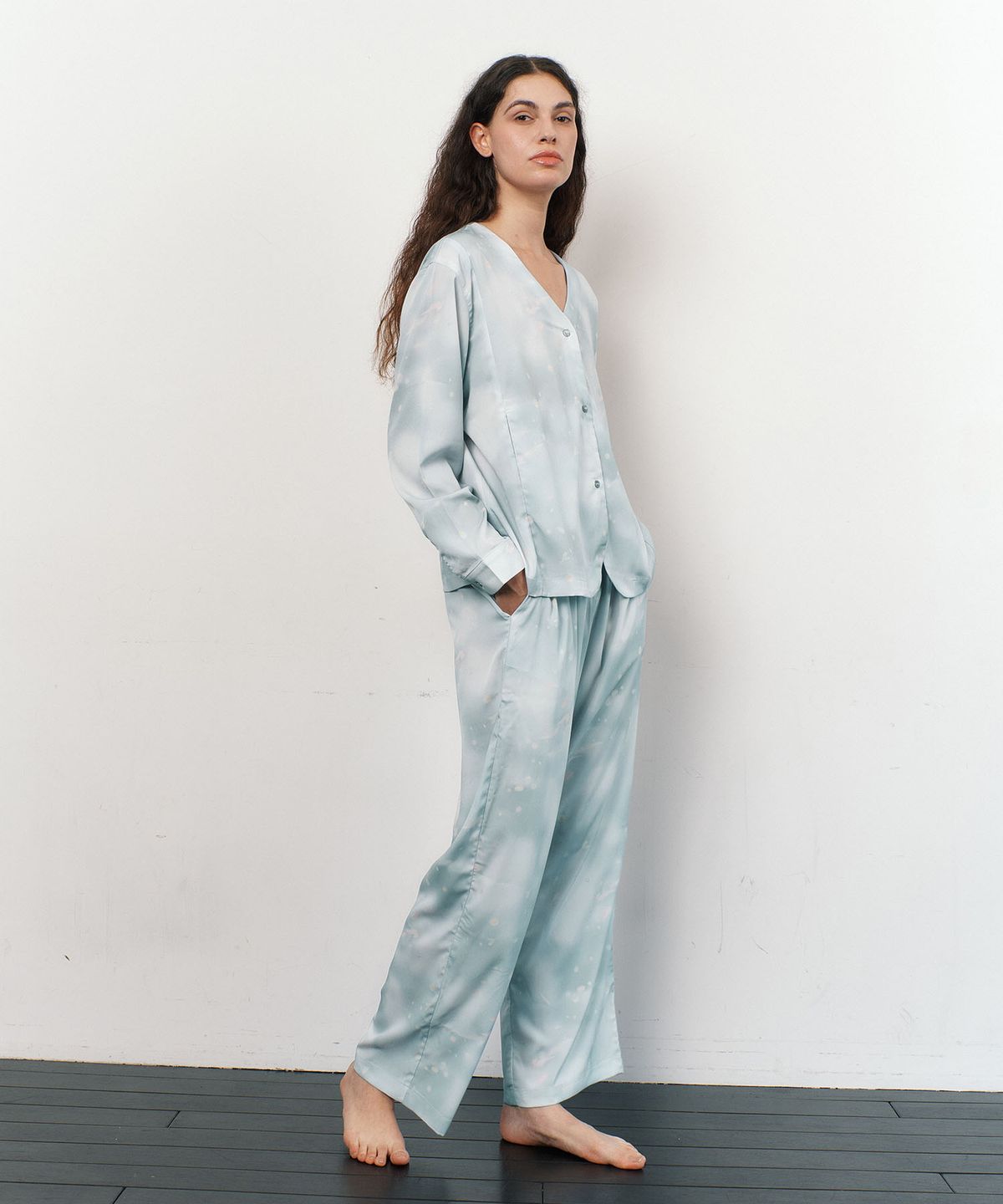 아템포(ATEMPO) COZY ROUND PAJAMA SET_sunshine blue