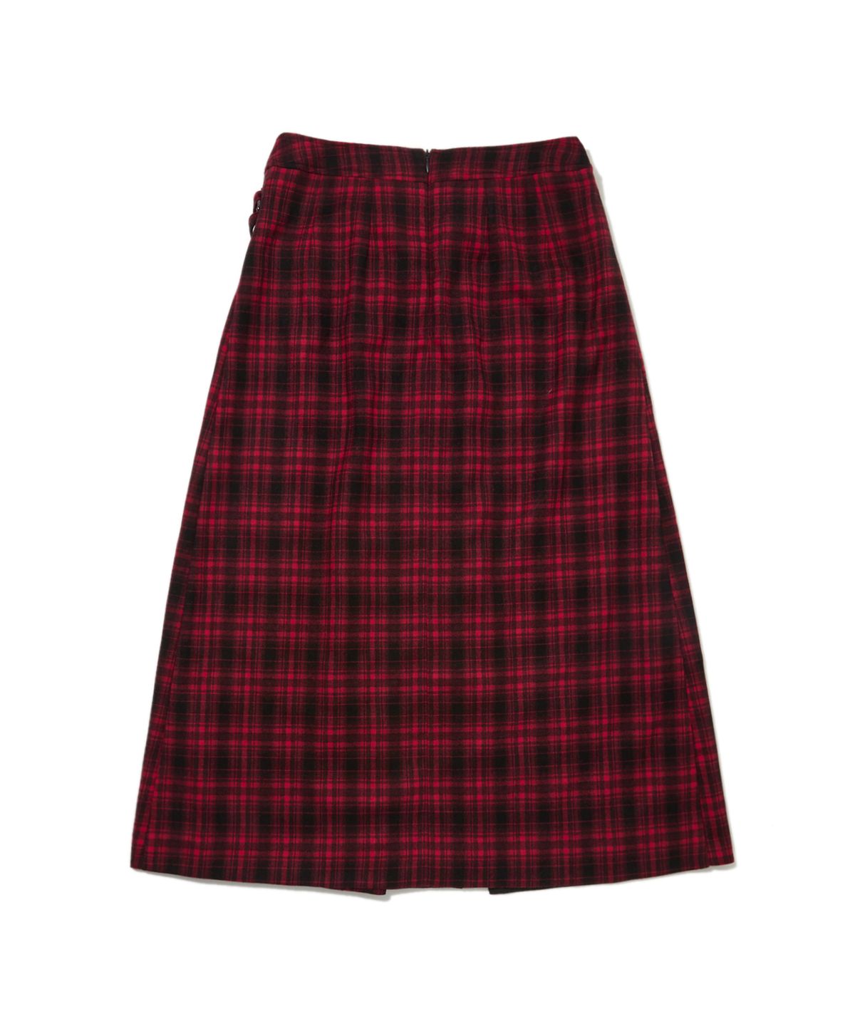 펜필드(PENFIELD) 센티넬 플리츠 랩 스커트 레드_FR3WS27F