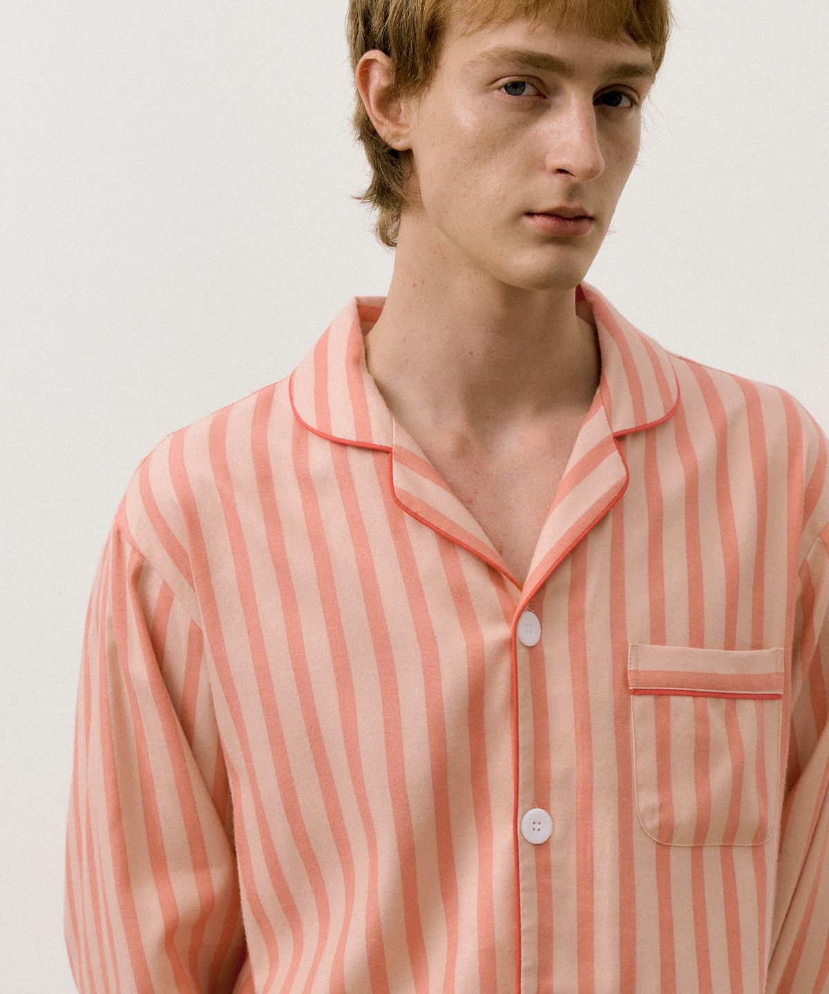 조스라운지(JO'S LOUNGE) [웜모달] (couple) Candy Stripe Pajama Set