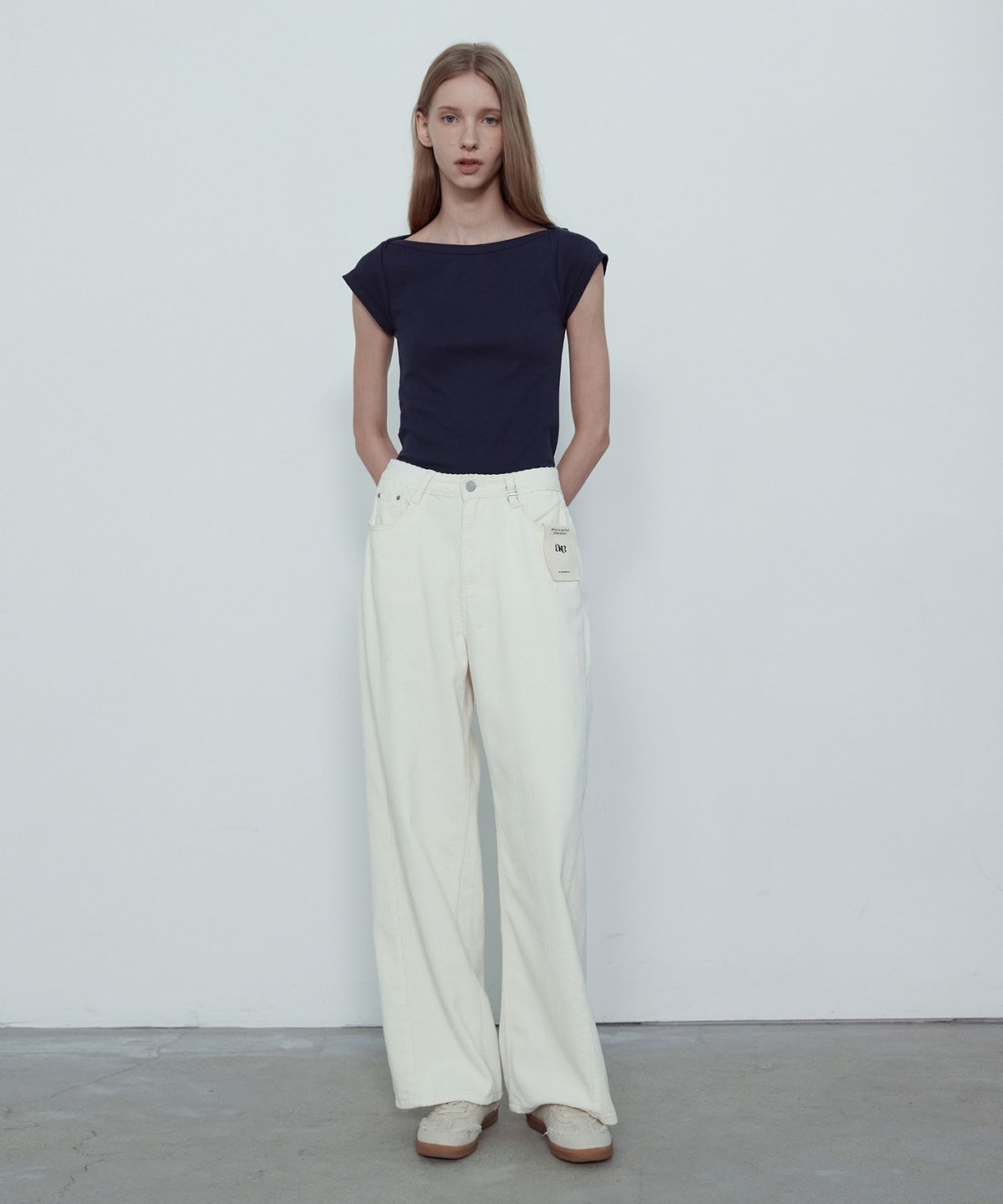 논앤논(NON AND NON) VELOR WIDE CORDUROY PANTS_NFPT5308