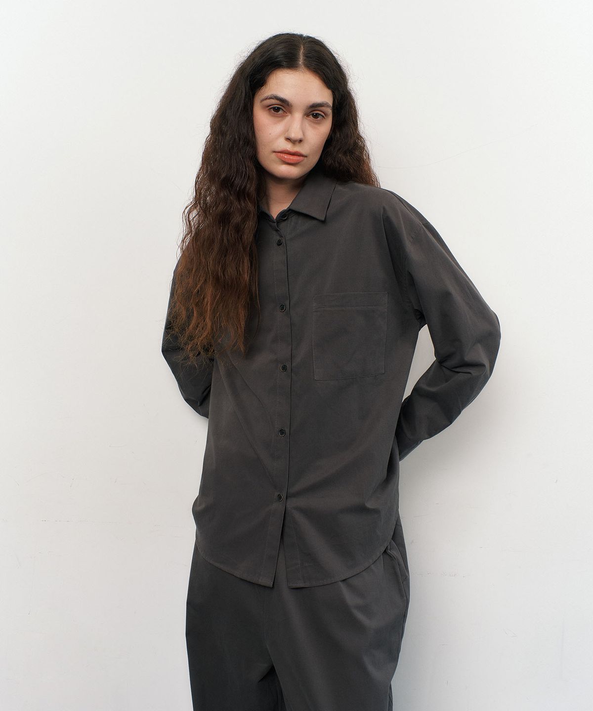 아템포(ATEMPO) FIRST PAJAMA SET_charcoal taupe (women)