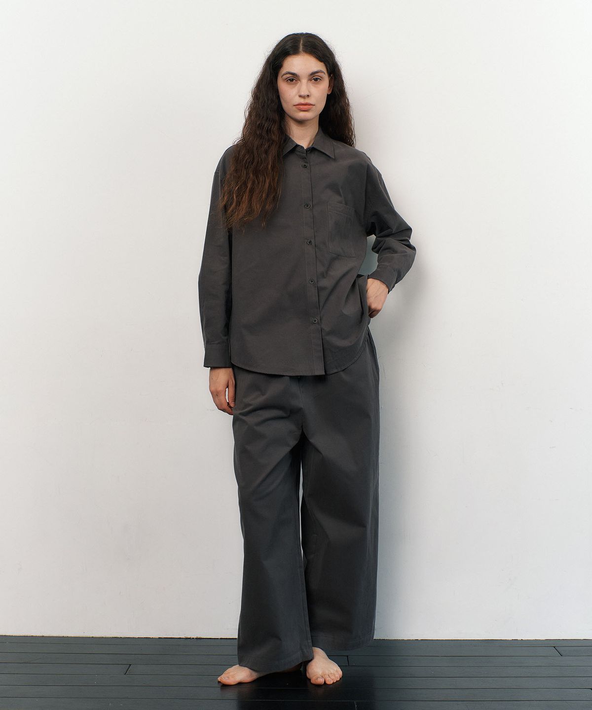 아템포(ATEMPO) FIRST PAJAMA SET_charcoal taupe (women)