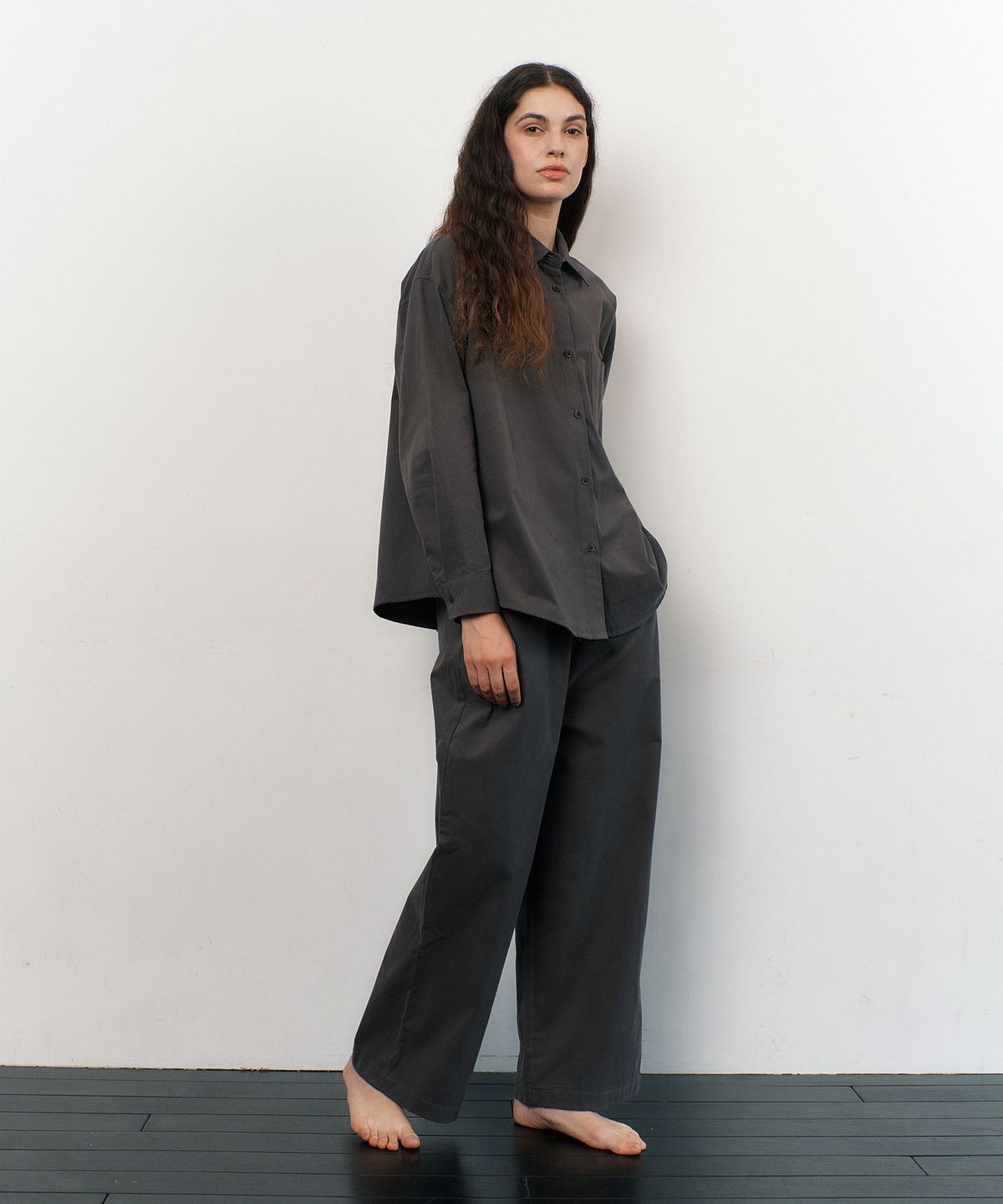 아템포(ATEMPO) FIRST PAJAMA SET_charcoal taupe (women)