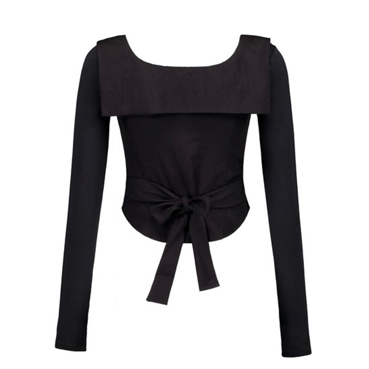 포어링(FORUSRING) Sailor girl blouse (black)
