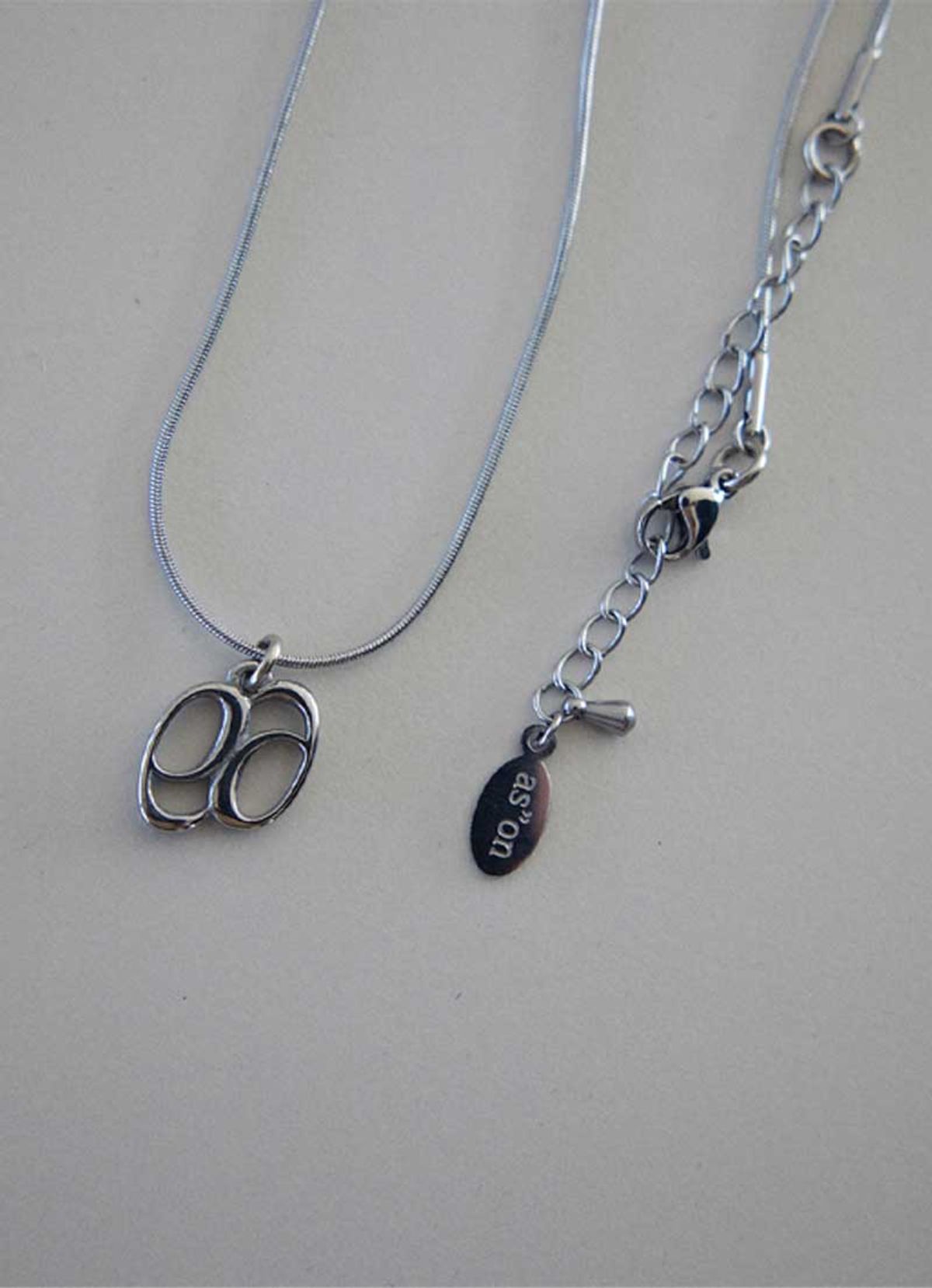애즈온(ASON) NEW LOGO NECKLACE