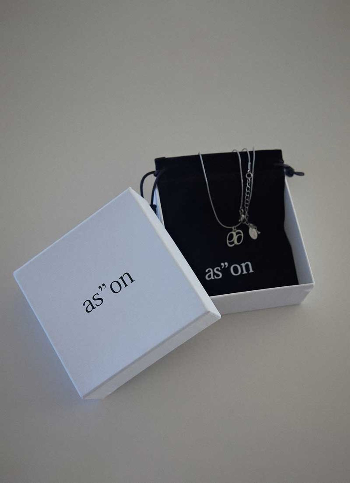애즈온(ASON) NEW LOGO NECKLACE
