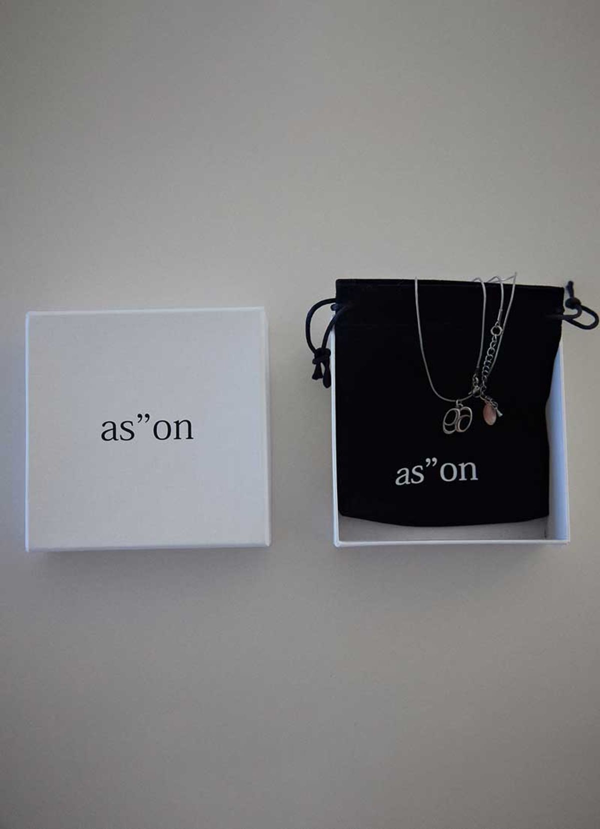 애즈온(ASON) NEW LOGO NECKLACE
