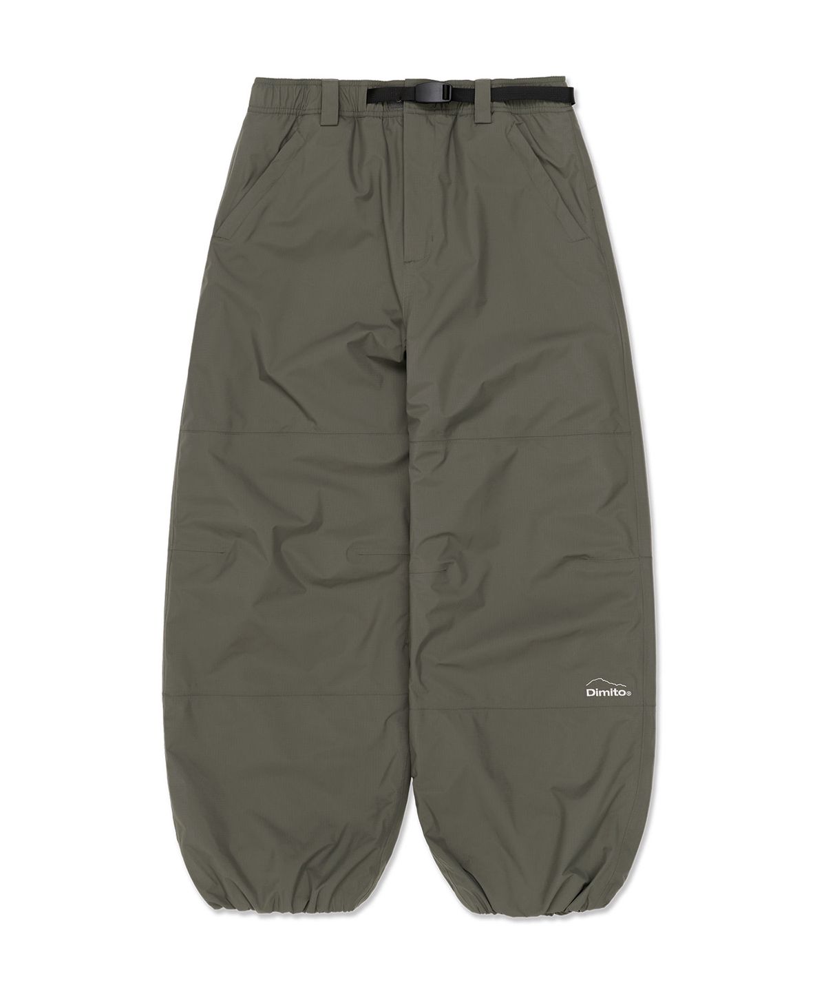 디미토(DIMITO) AIR VENT BANDED PANTS (WIDE FIT LV.1) DARK OLIVE