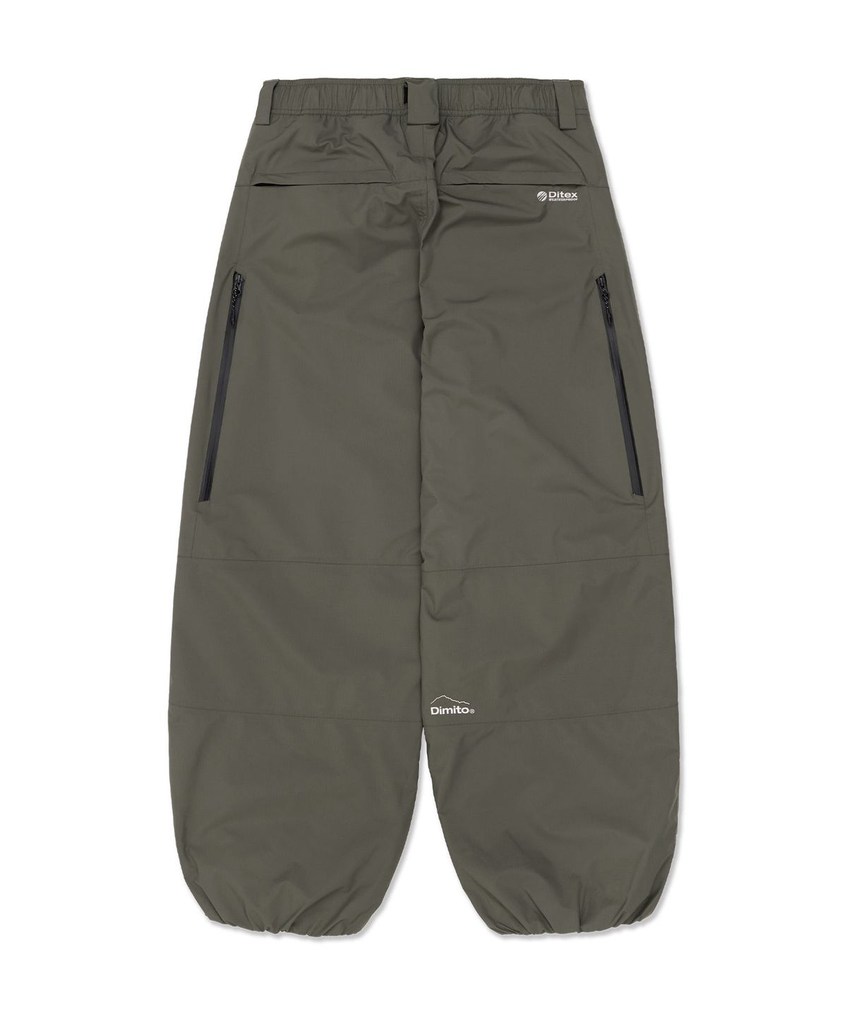 디미토(DIMITO) AIR VENT BANDED PANTS (WIDE FIT LV.1) DARK OLIVE
