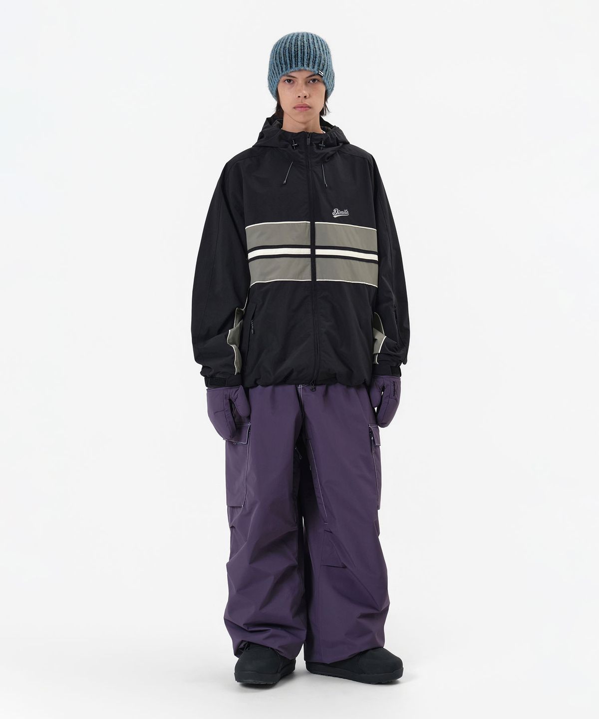 디미토(DIMITO) WORKS LINE PANTS (WIDE FIT LV.1) GRAPE
