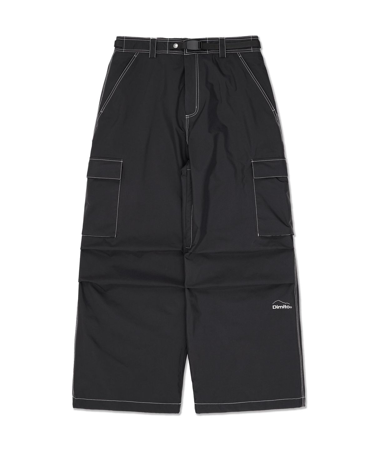 디미토(DIMITO) WORKS LINE PANTS (WIDE FIT LV.1) BLACK
