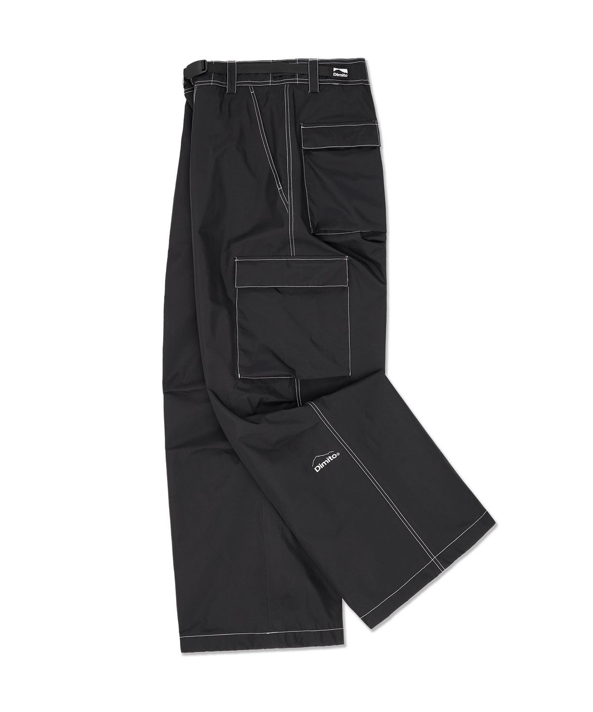디미토(DIMITO) WORKS LINE PANTS (WIDE FIT LV.1) BLACK