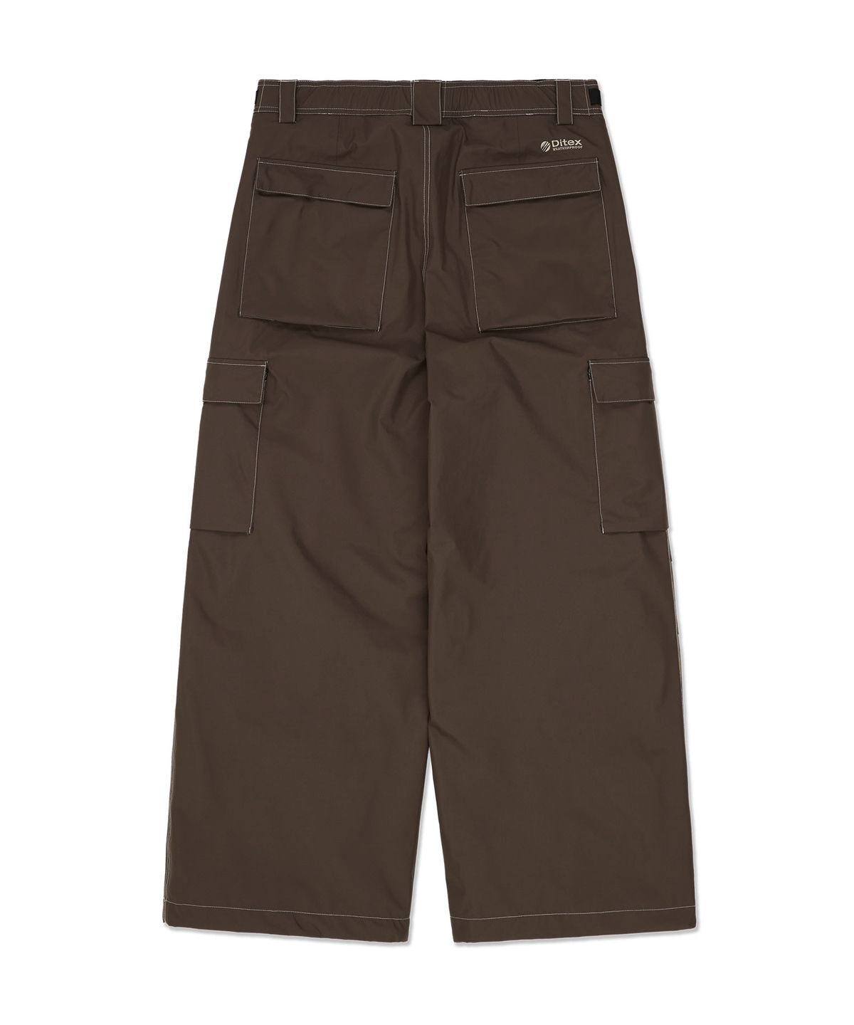 디미토(DIMITO) WORKS LINE PANTS (WIDE FIT LV.1) DARK BROWN