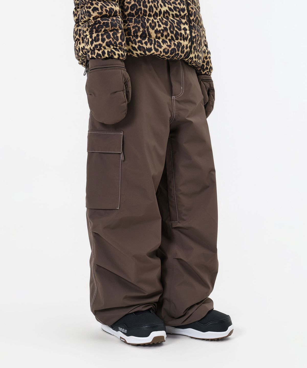 디미토(DIMITO) WORKS LINE PANTS (WIDE FIT LV.1) DARK BROWN