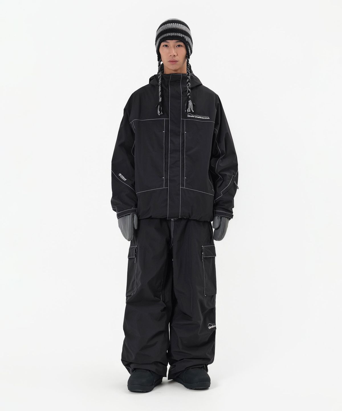 디미토(DIMITO) WORKS LINE JACKET BLACK