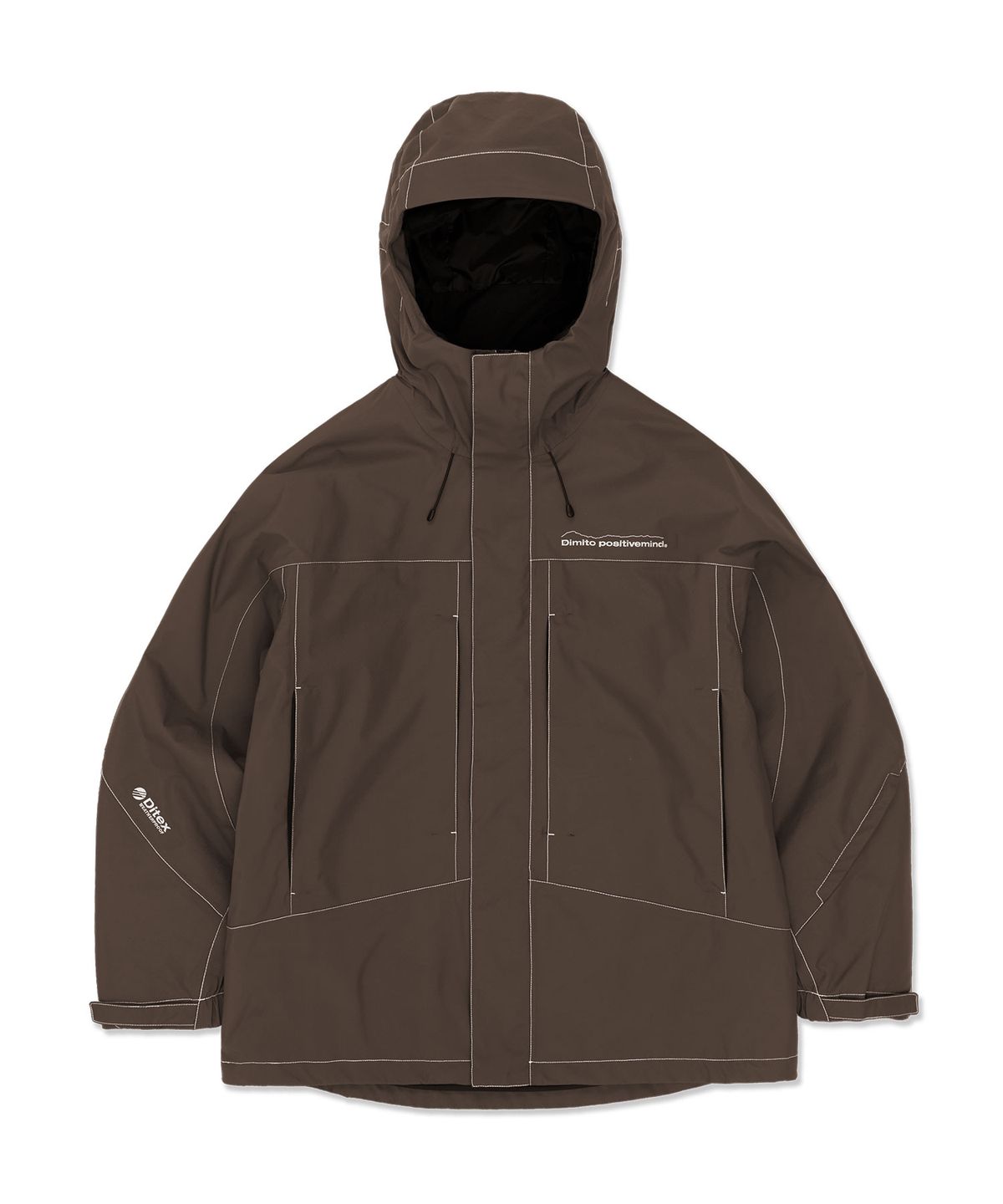 디미토(DIMITO) WORKS LINE JACKET DARK BROWN