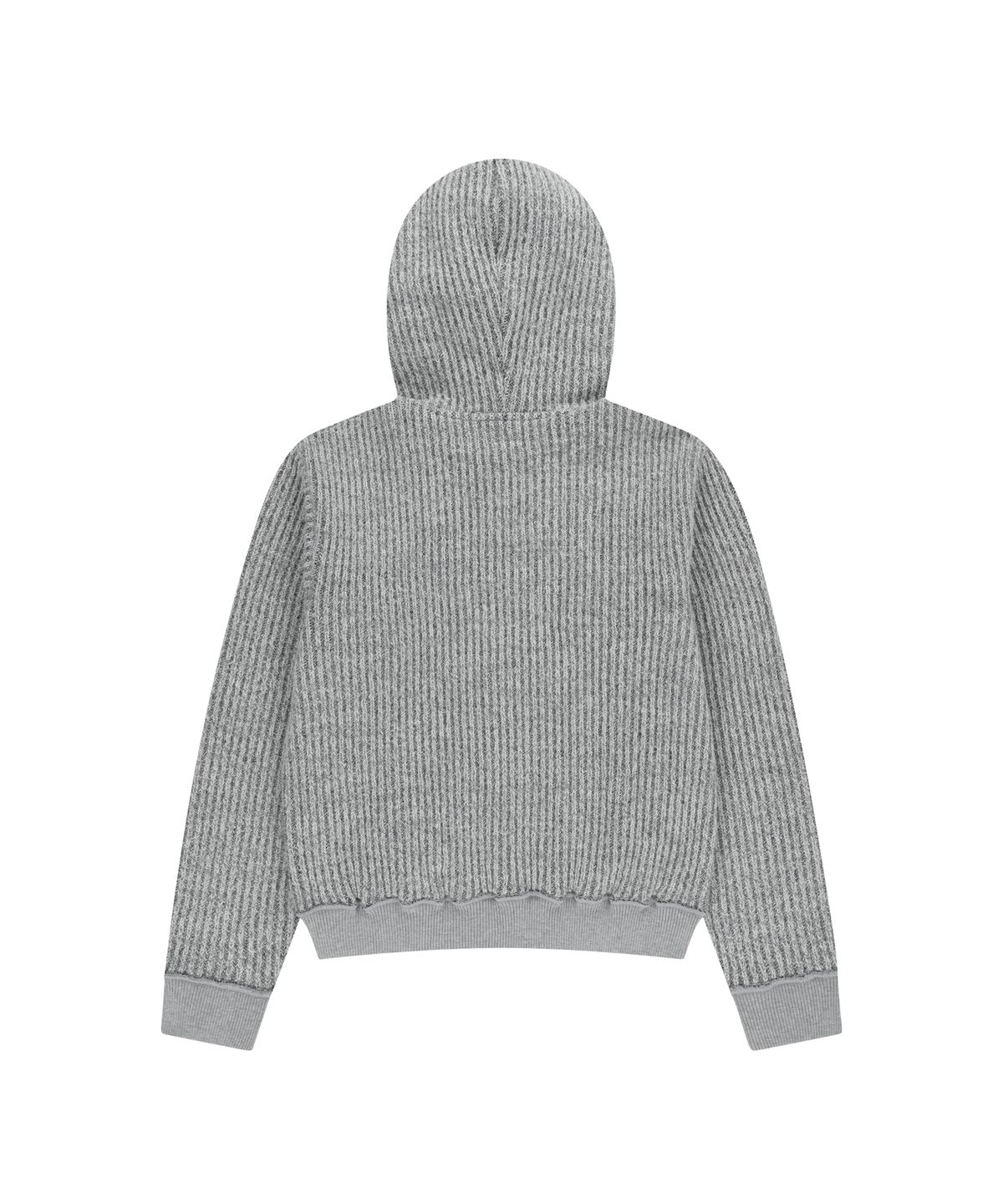 아캄(AAKAM) Bokashi Knit Zip-Up Hoodie (Gray)