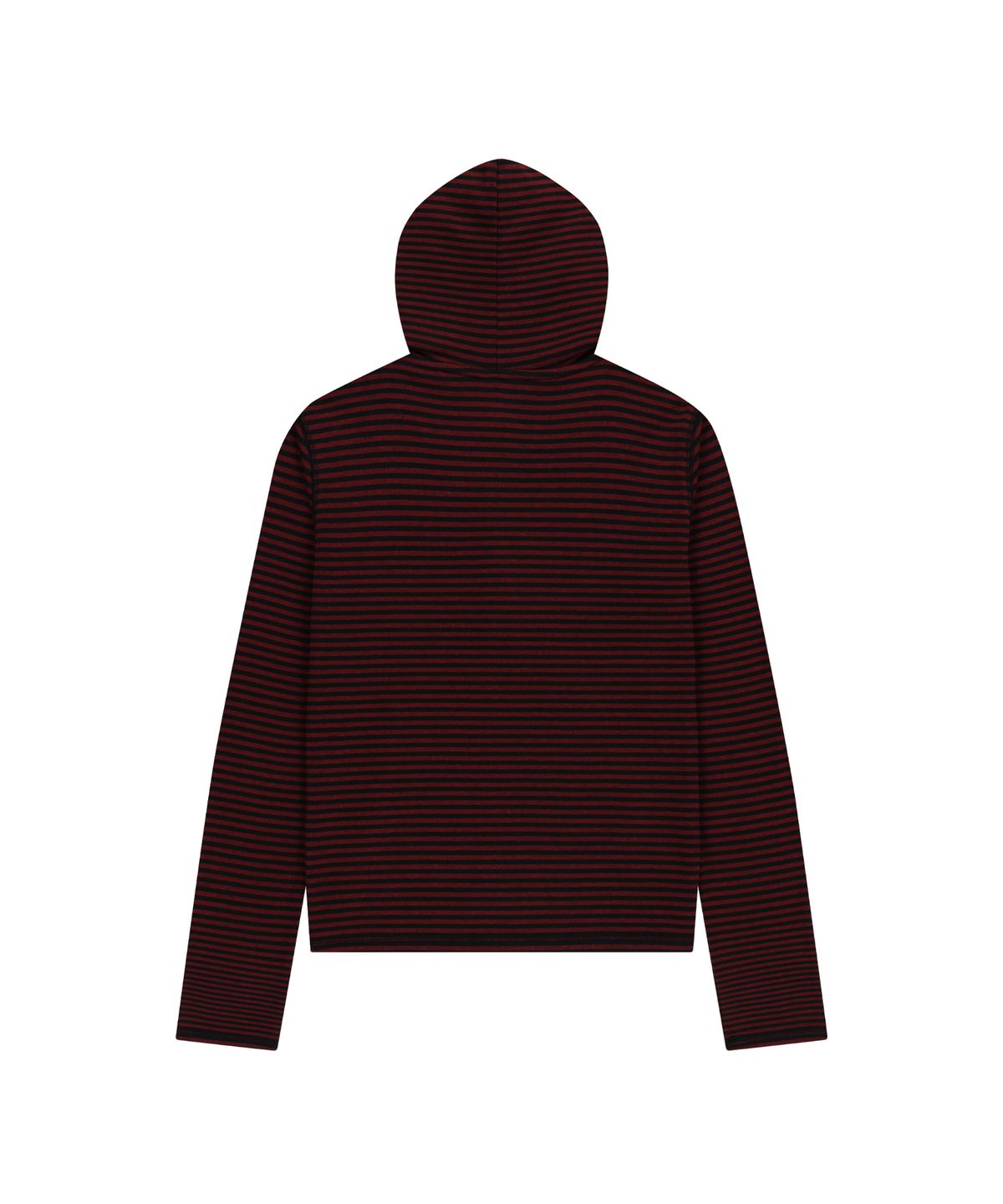아캄(AAKAM) Striped Button Hoodie (Wine)