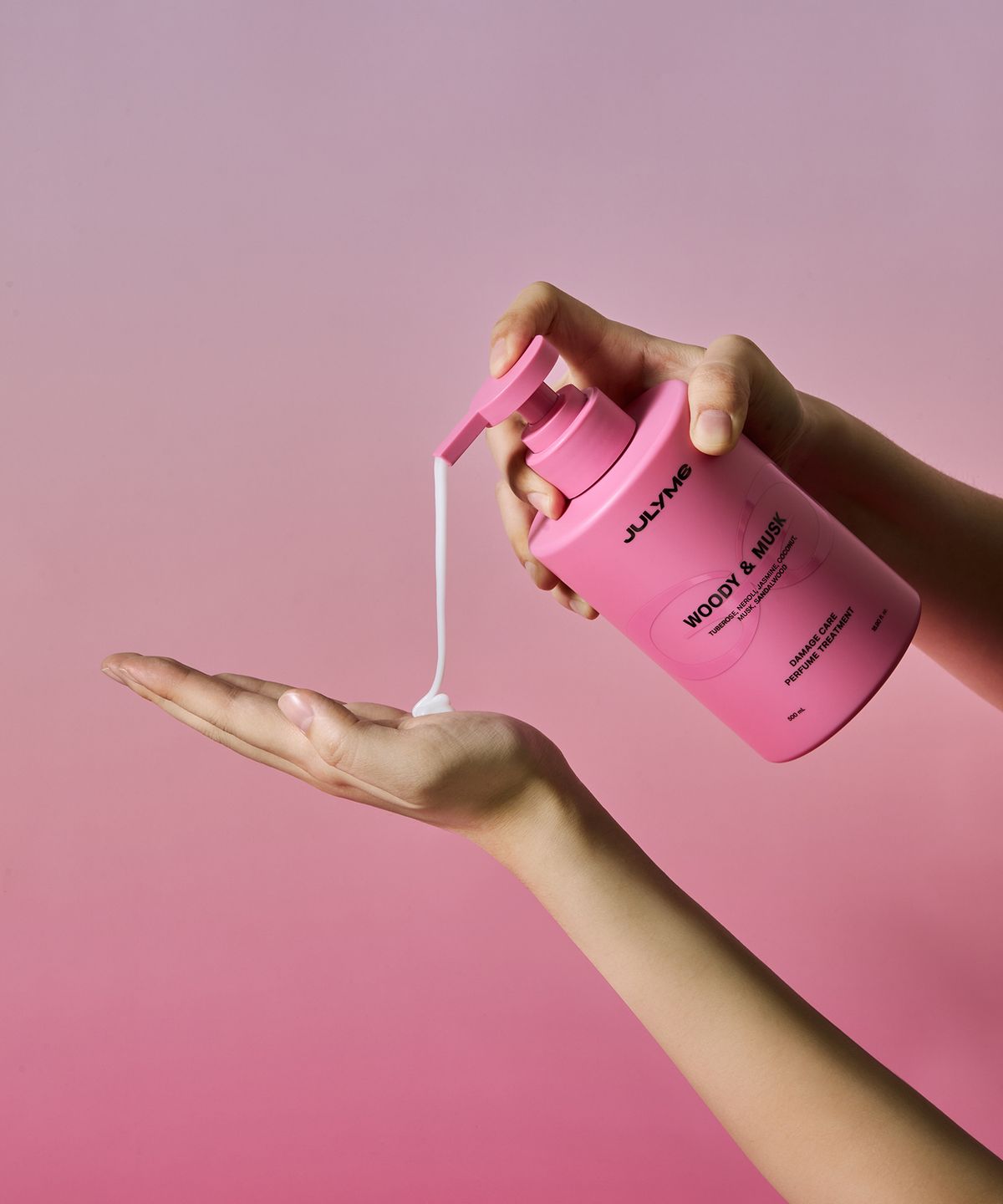 줄라이미(JULYME) 데미지케어 퍼퓸 샴푸/트리트먼트 500ml 2종 세트[선셋프리지아 샴푸&트리트먼트 30ml 증정]