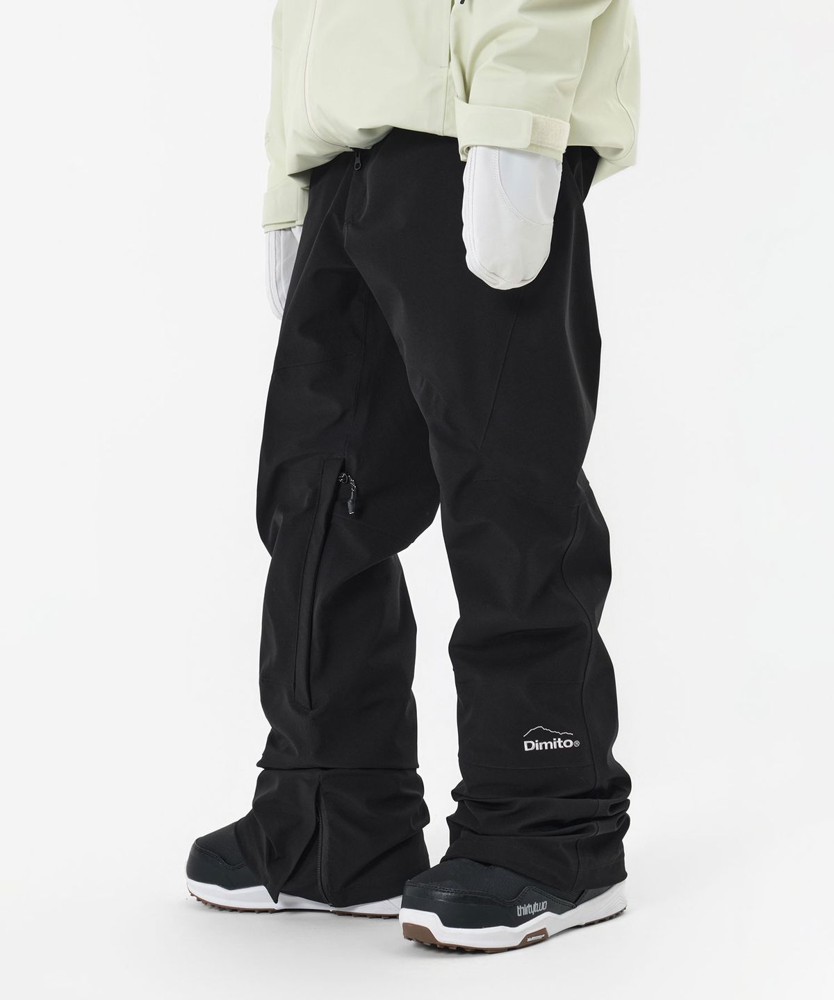 디미토(DIMITO) 25 BIO SLIM PANTS (SLIM FIT) BLACK